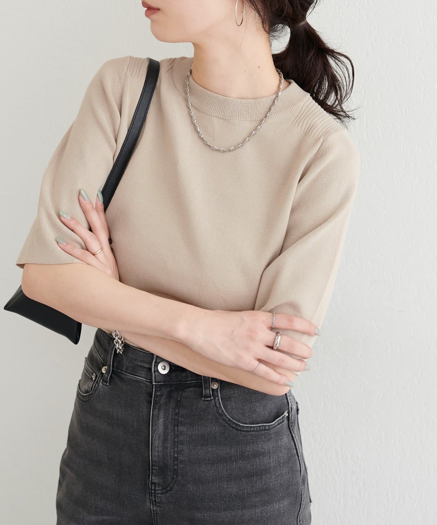 LARUTA(ラルータ) 強撚プチハイニット