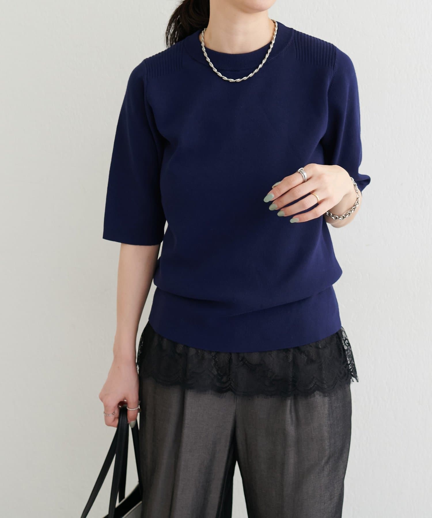 LARUTA(ラルータ) 強撚プチハイニット