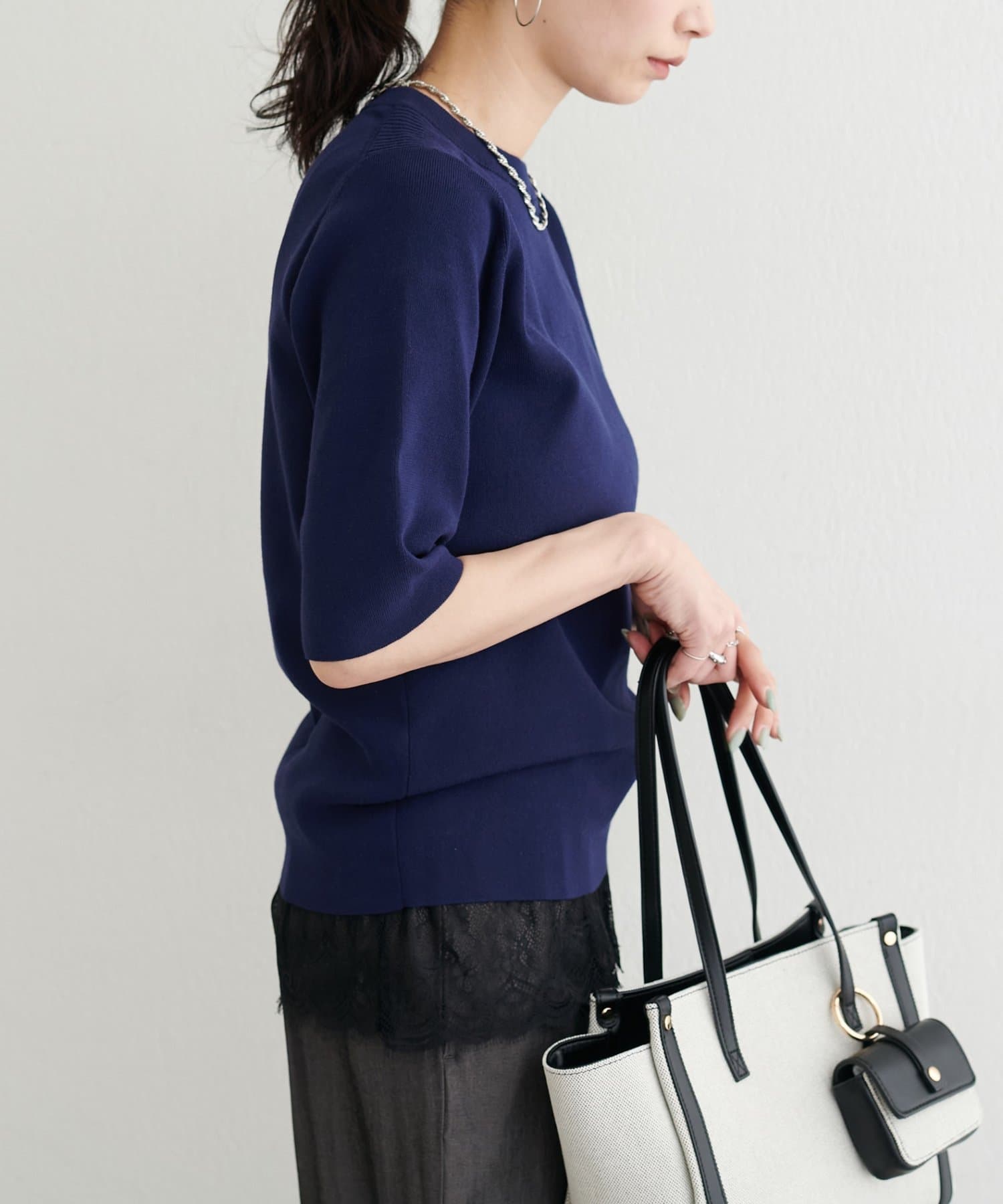 LARUTA(ラルータ) 強撚プチハイニット