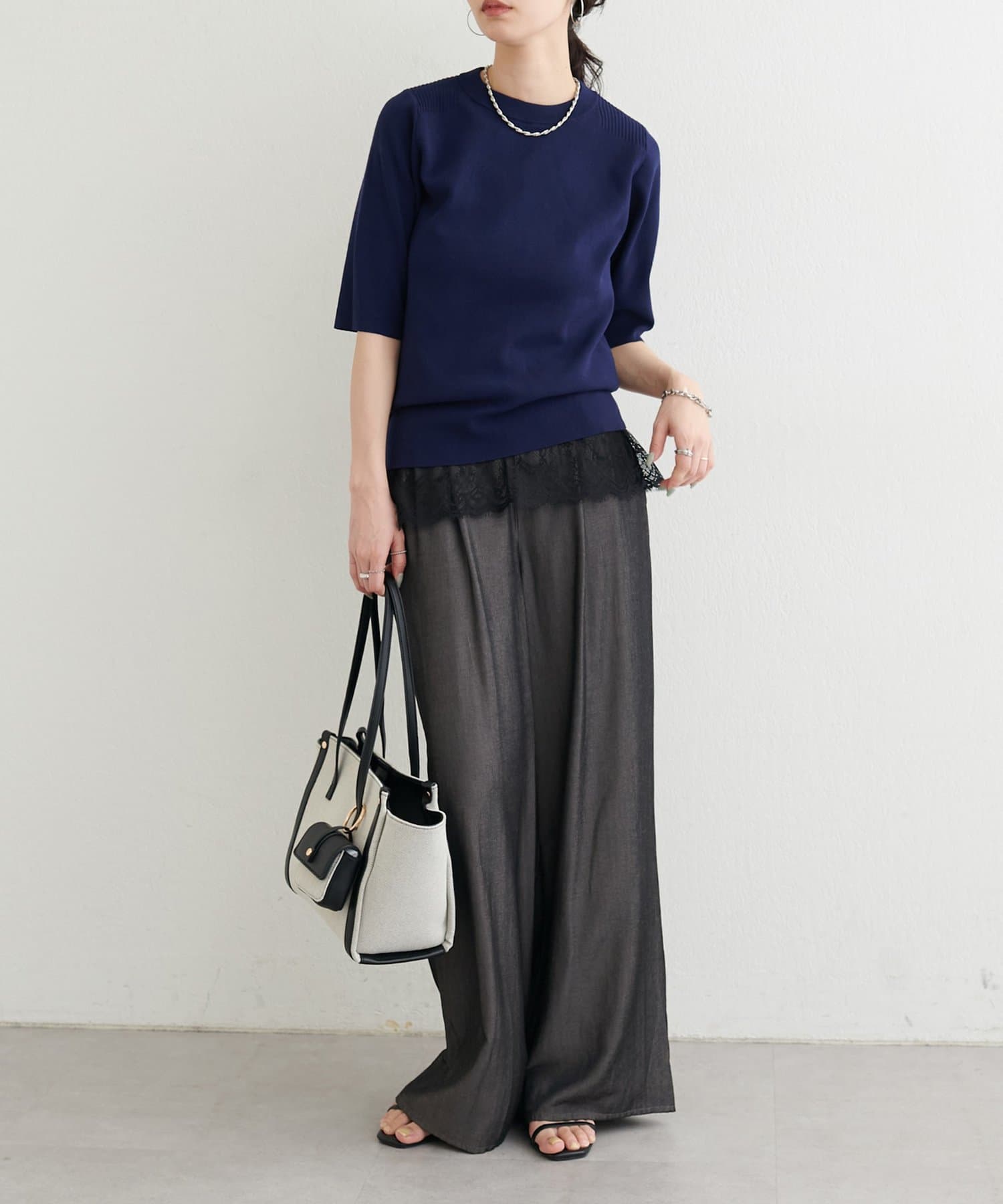 LARUTA(ラルータ) 強撚プチハイニット