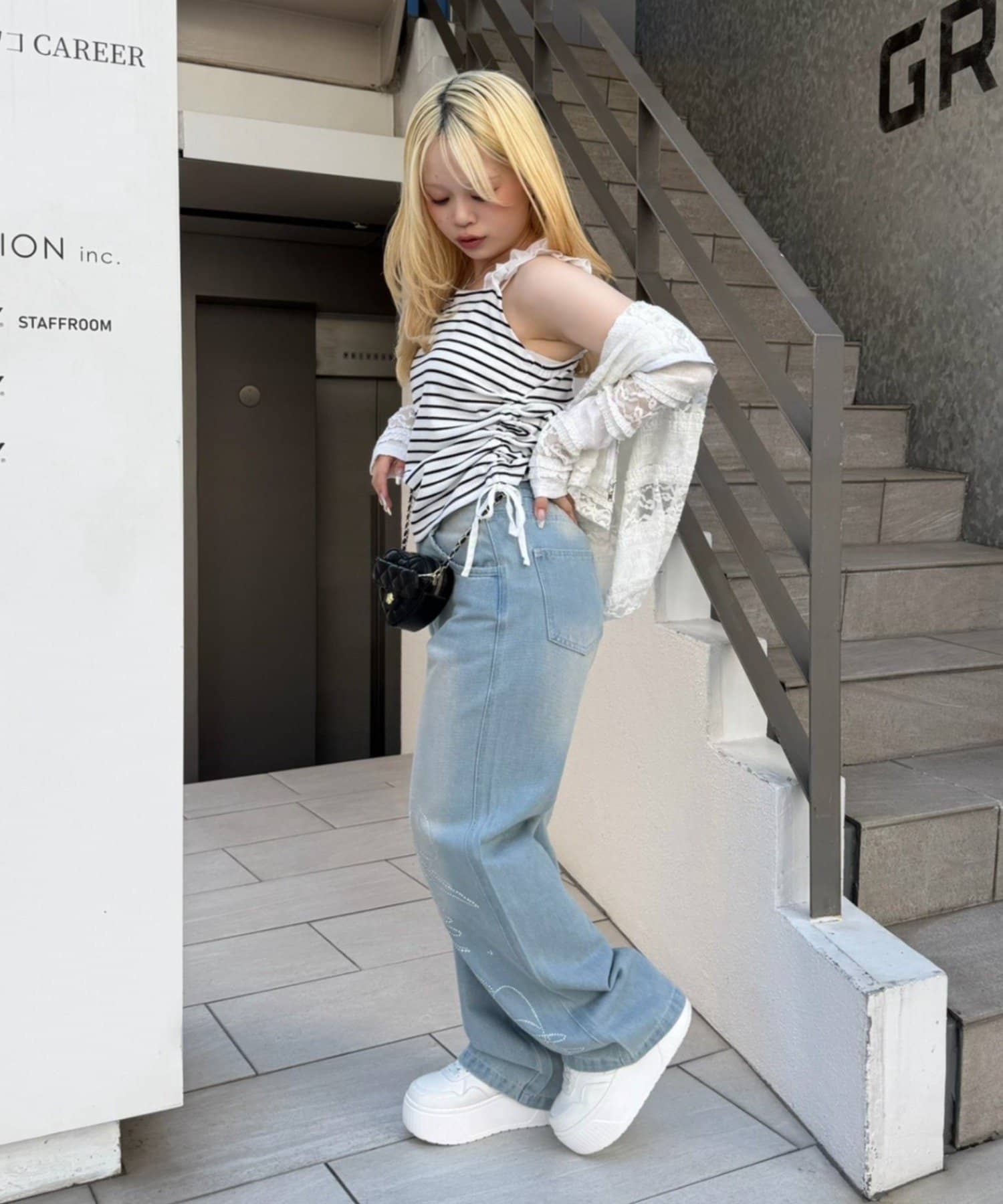 NICE CLAUP / OLIVE des OLIVE OUTLET(ナイスクラップ  / オリーブ デ オリーブ アウトレット) 【continuer】ハートキルティングバッグ