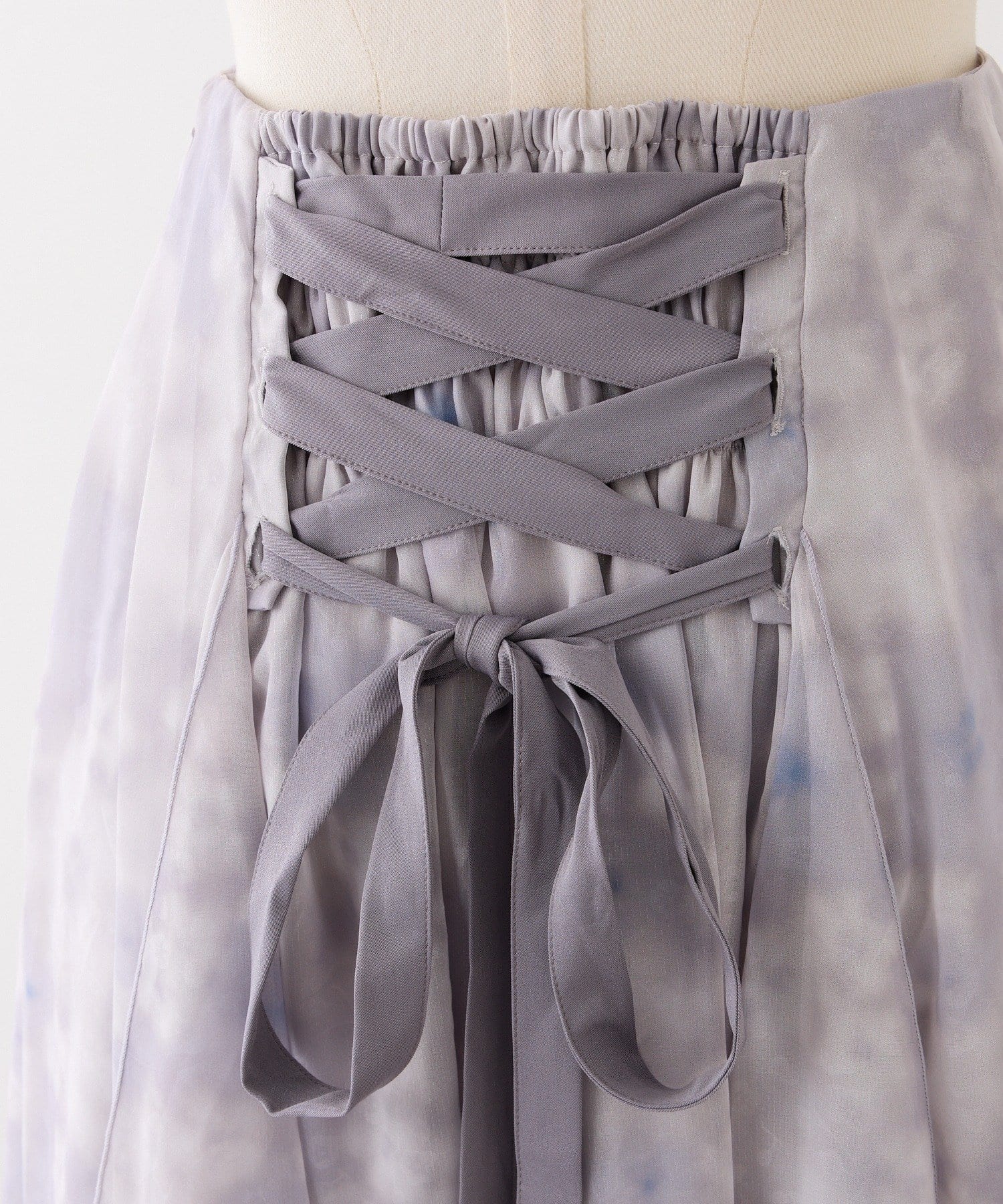 Seemi.by NICE CLAUP(シーミーバイナイスクラップ) レースアップロングスカート