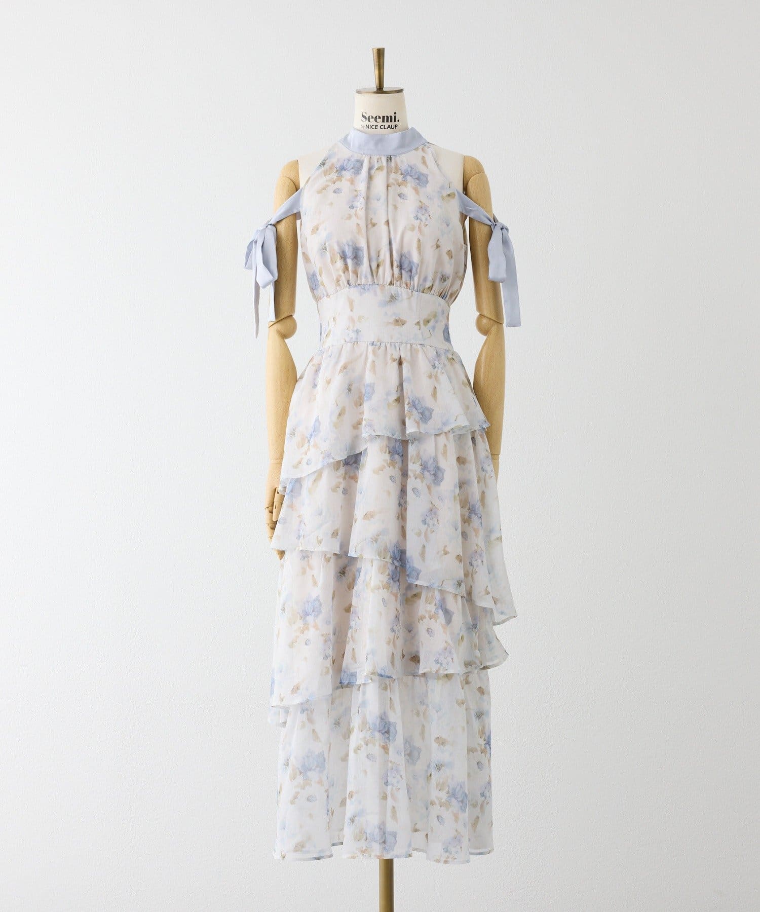 Seemi.by NICE CLAUP(シーミーバイナイスクラップ) アメスリ花柄ワンピース