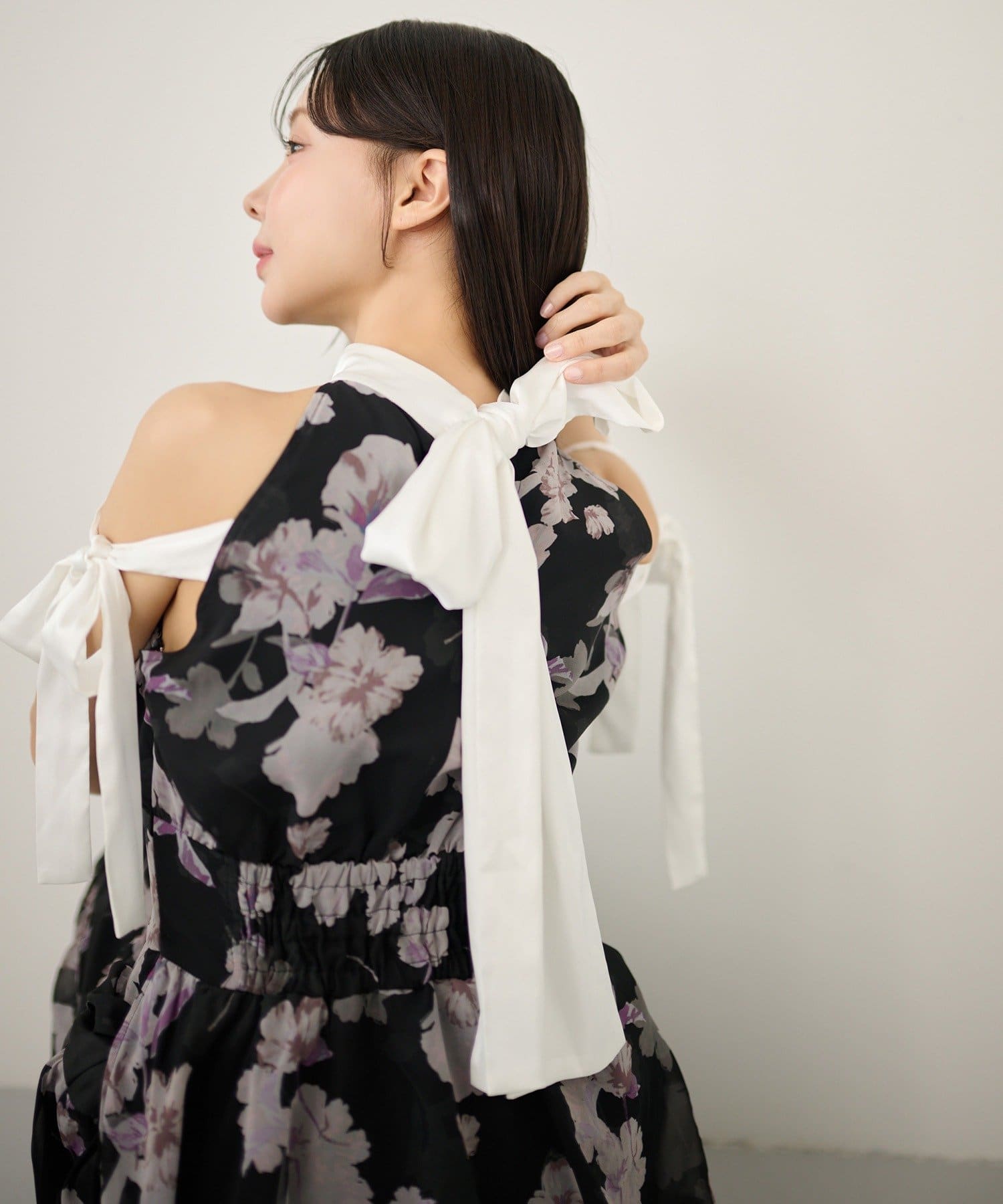 Seemi.by NICE CLAUP(シーミーバイナイスクラップ) アメスリ花柄ワンピース