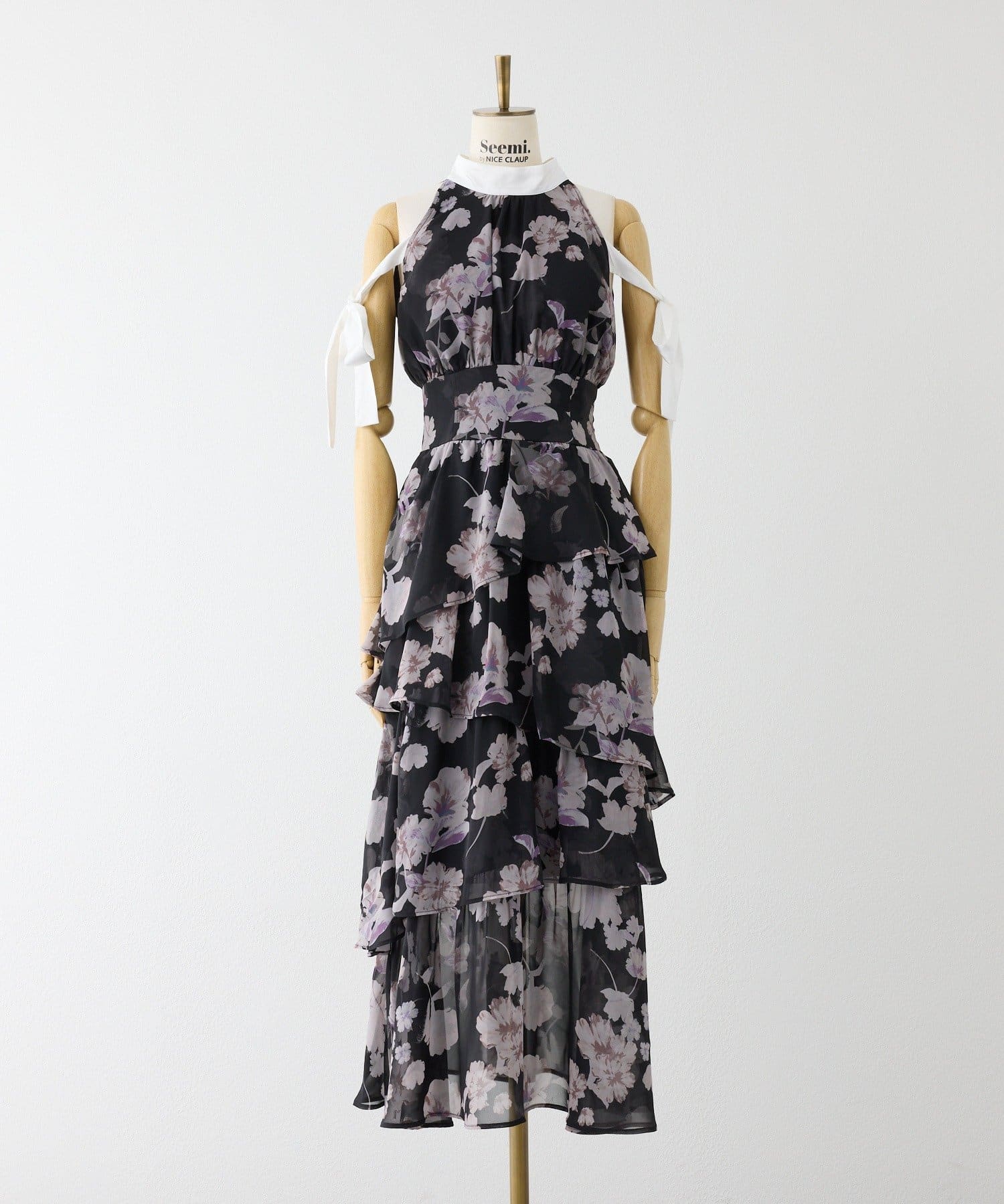 Seemi.by NICE CLAUP(シーミーバイナイスクラップ) アメスリ花柄ワンピース