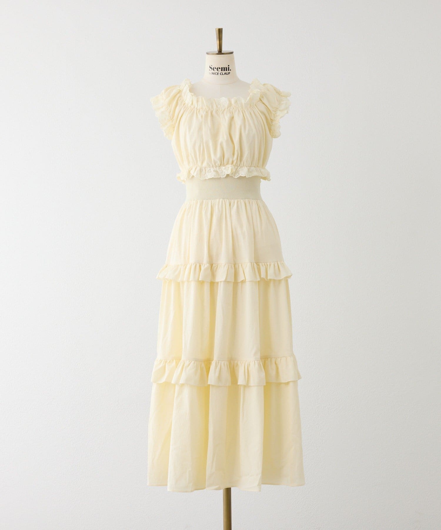 Seemi.by NICE CLAUP(シーミーバイナイスクラップ) フリルワンピース
