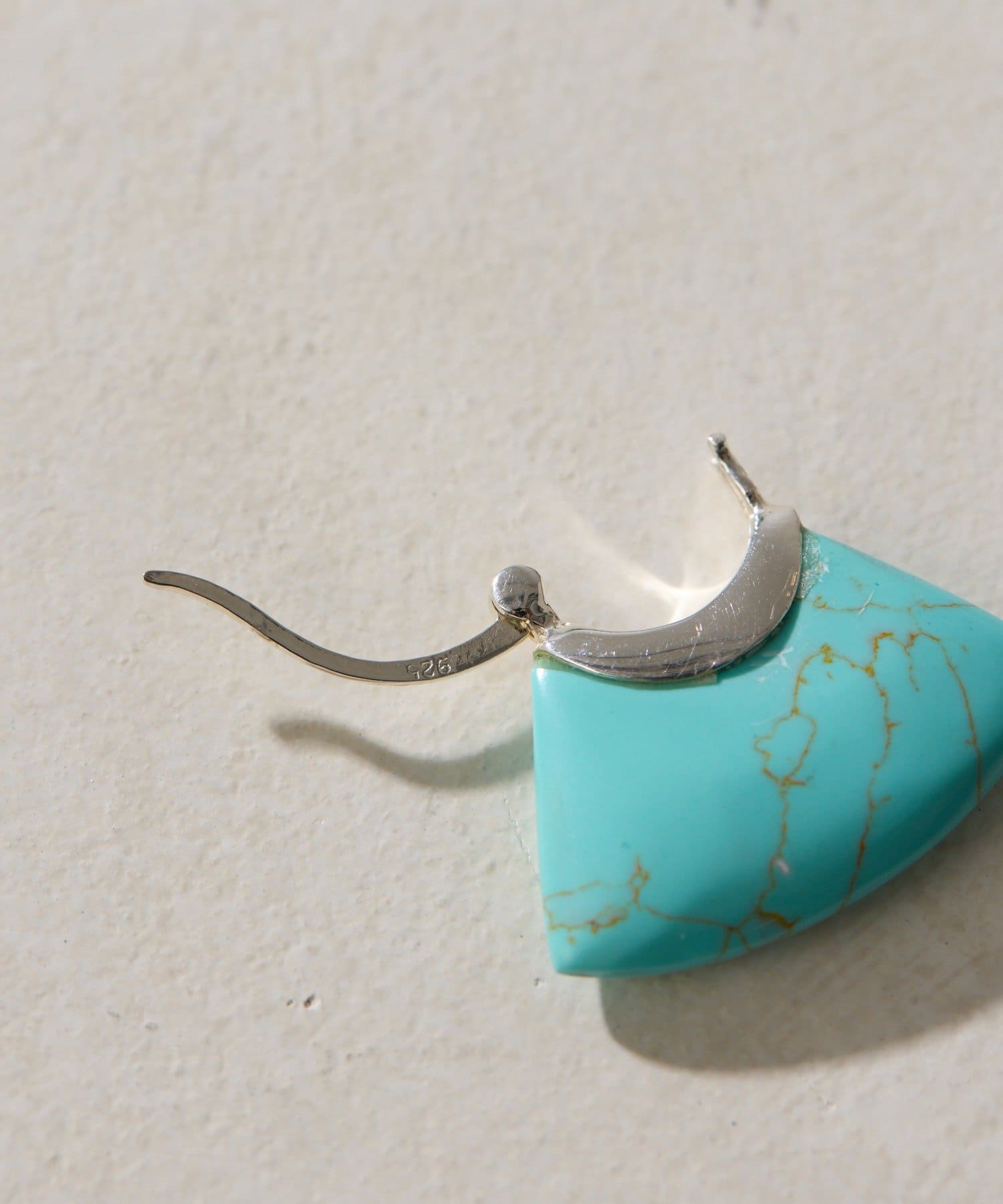 ear PAPILLONNER(イア パピヨネ) 《スターリングシルバー使用》ぽってりターコイズピアス