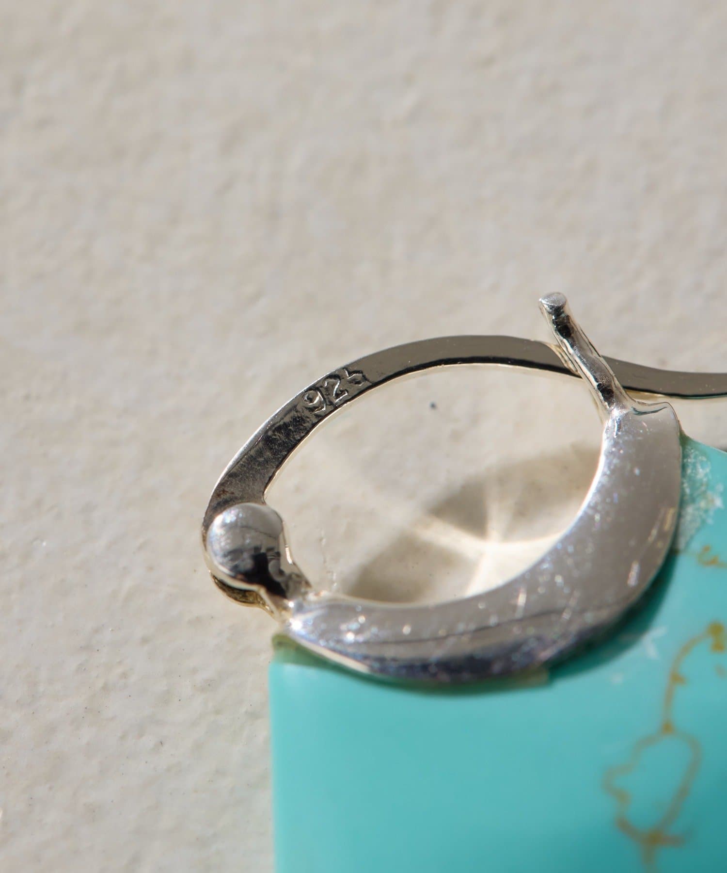 ear PAPILLONNER(イア パピヨネ) 《スターリングシルバー使用》ぽってりターコイズピアス