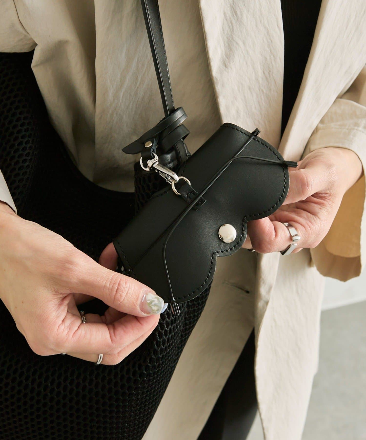 ear PAPILLONNER(イア パピヨネ) 【CHRISTIAN VILLA（クリスチャン ヴィラ）】ear別注メッシュワンハンドルバッグ