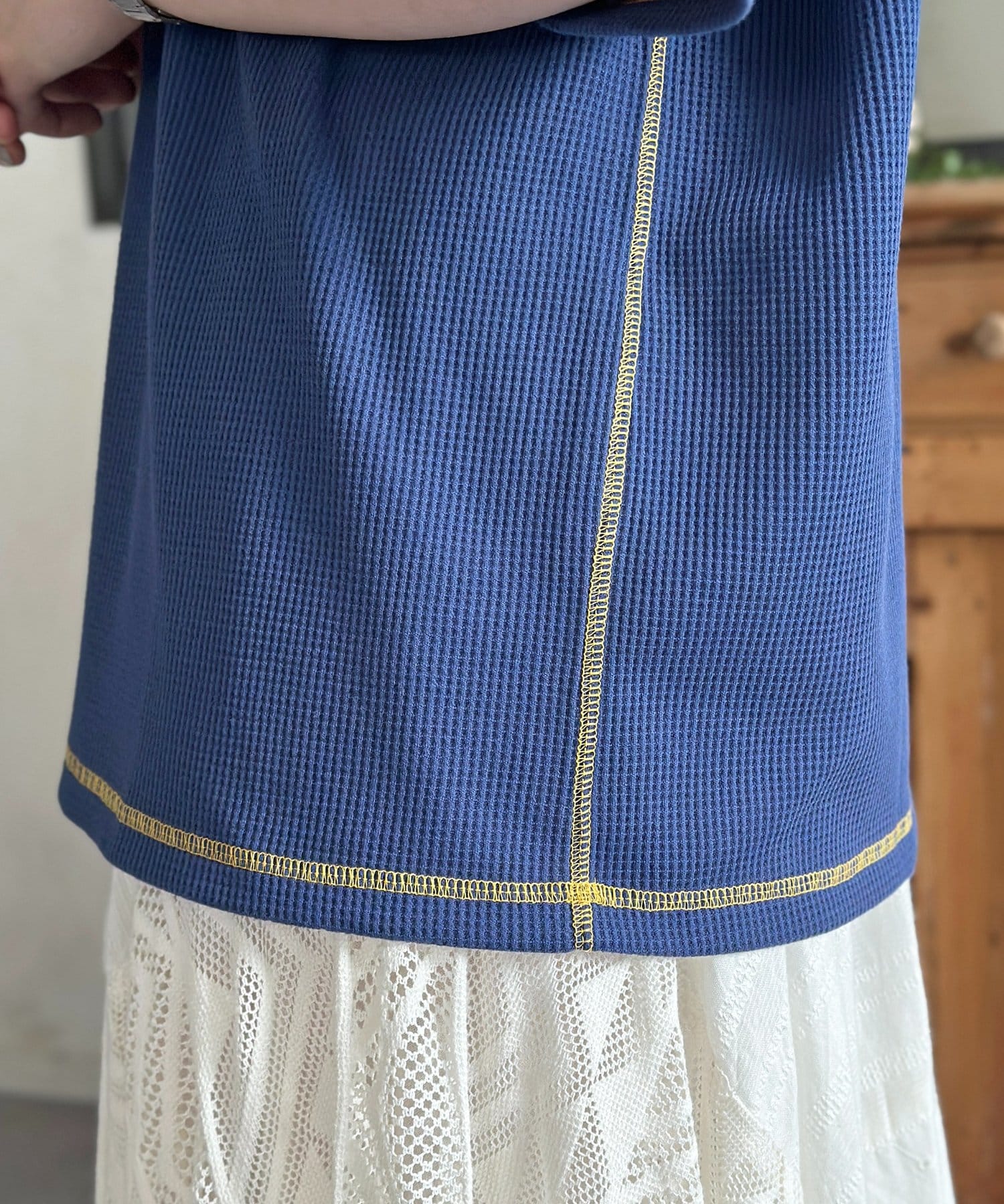 CPCM(シーピーシーエム) 接触冷感ワッフルヘンリーT