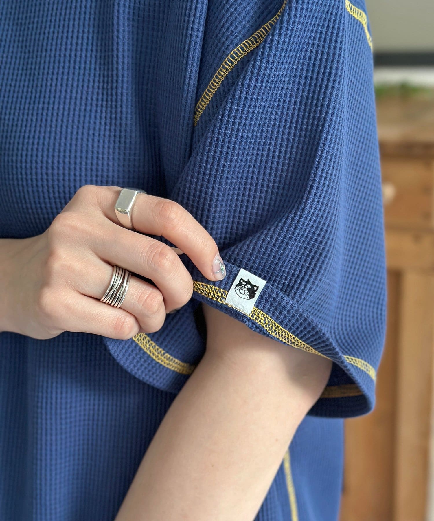 CPCM(シーピーシーエム) 接触冷感ワッフルヘンリーT