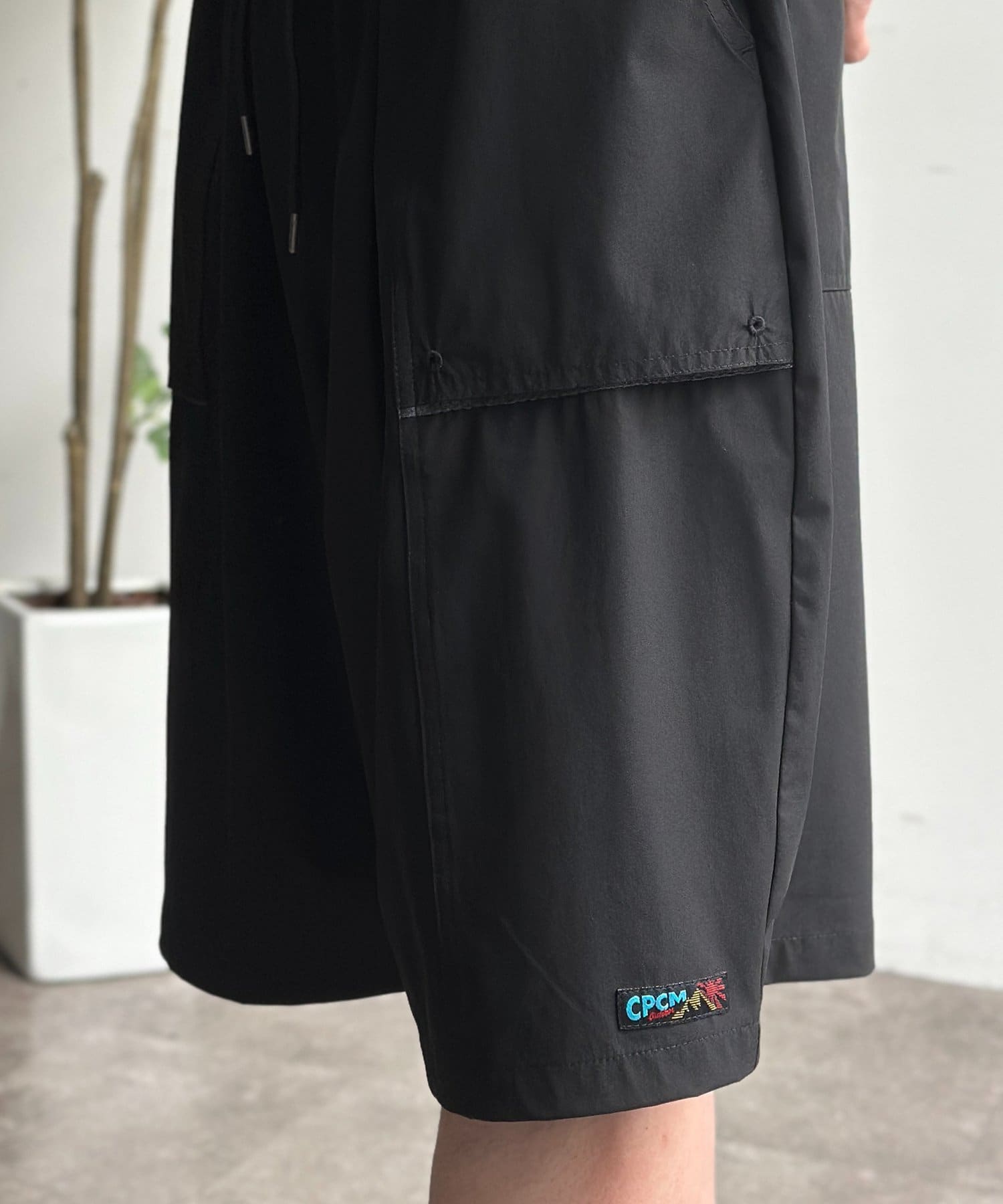 CPCM(シーピーシーエム) 【3点セット】ストレッチナイロンプルオーバーセットアップ