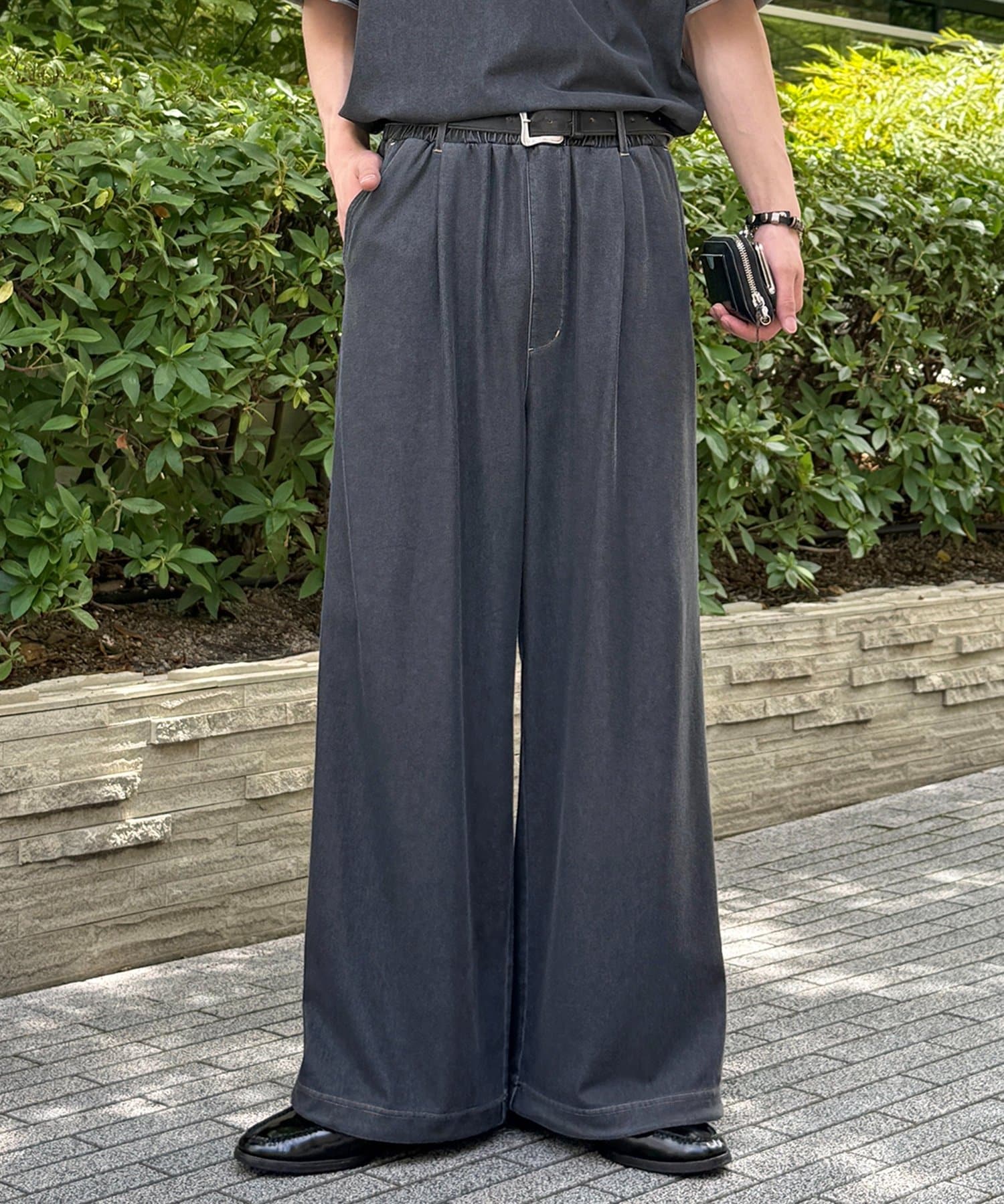 CPCM(シーピーシーエム) 冷感カットデニムパンツ