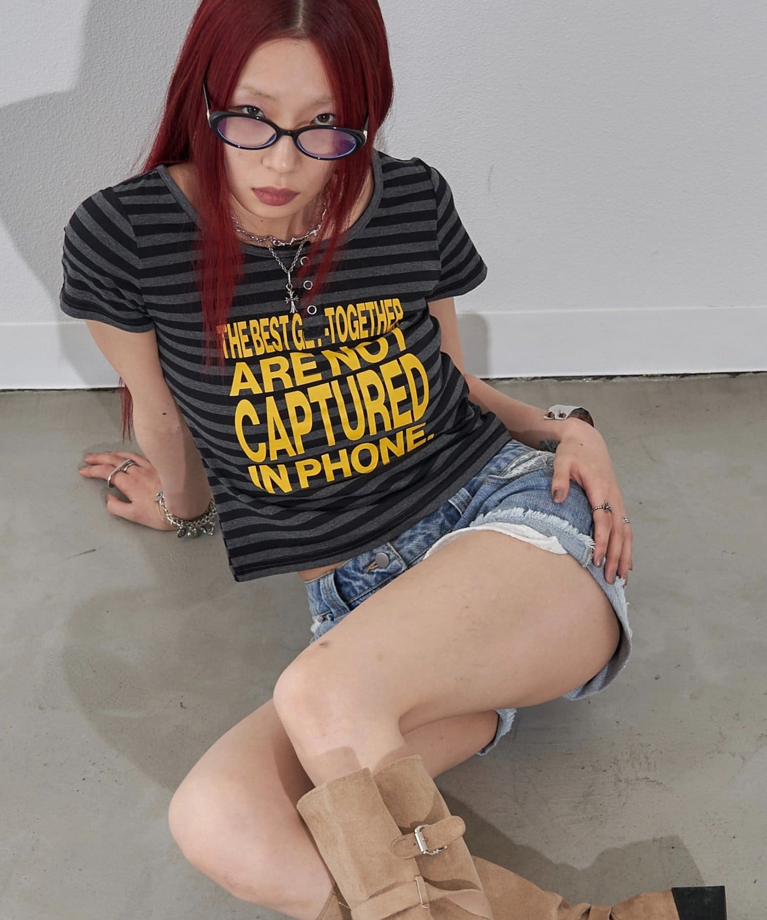 WHO’S WHO gallery(フーズフーギャラリー) 【WEB限定】メッセージヘンリーリングドット TEE