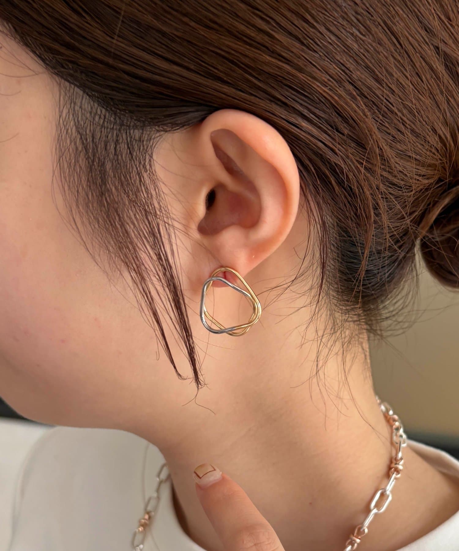 Chez toi(シェトワ) ダブルラインピアス