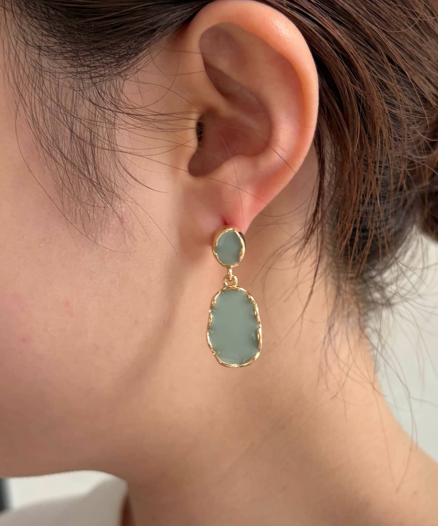 Chez toi(シェトワ) ニュアンスドロップピアス