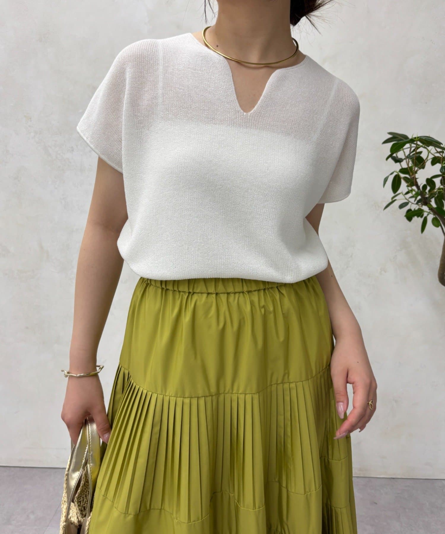 Jena　espace merveilleux(ジェナ　エスパスメルヴェイユ) カタアゼフレンチニット