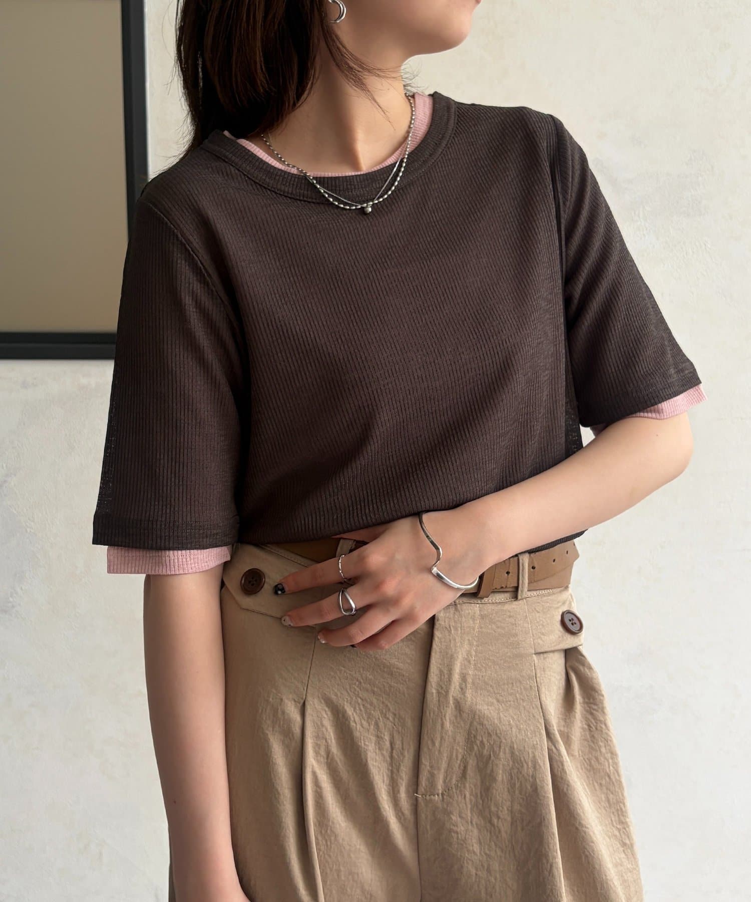 Chez toi(シェトワ) 重ねSETシアーテレコカットソー