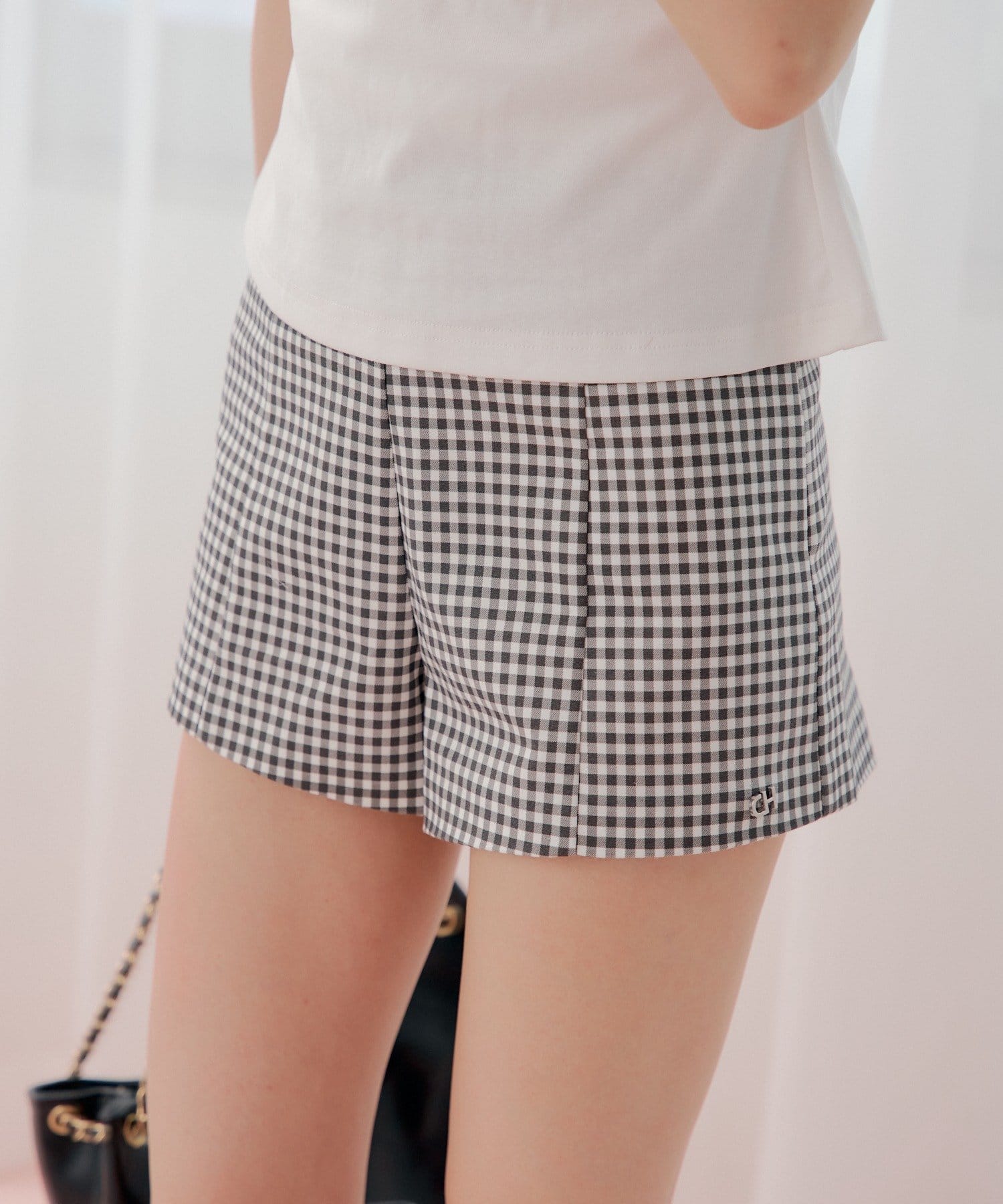 Chico(チコ) ギンガムコンパクトショートパンツ