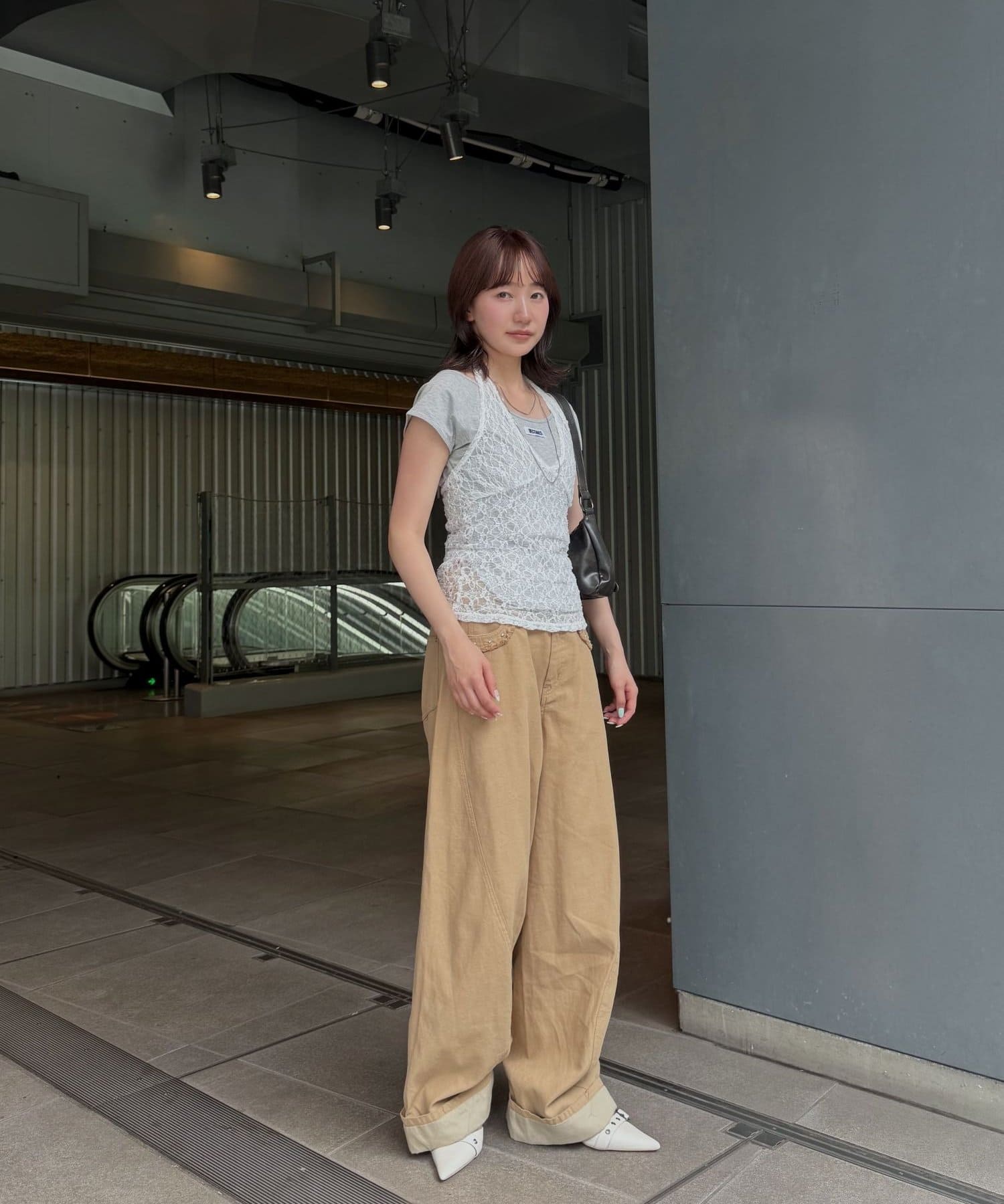 mline(エムライン) [mline]フリンジカーゴパンツ
