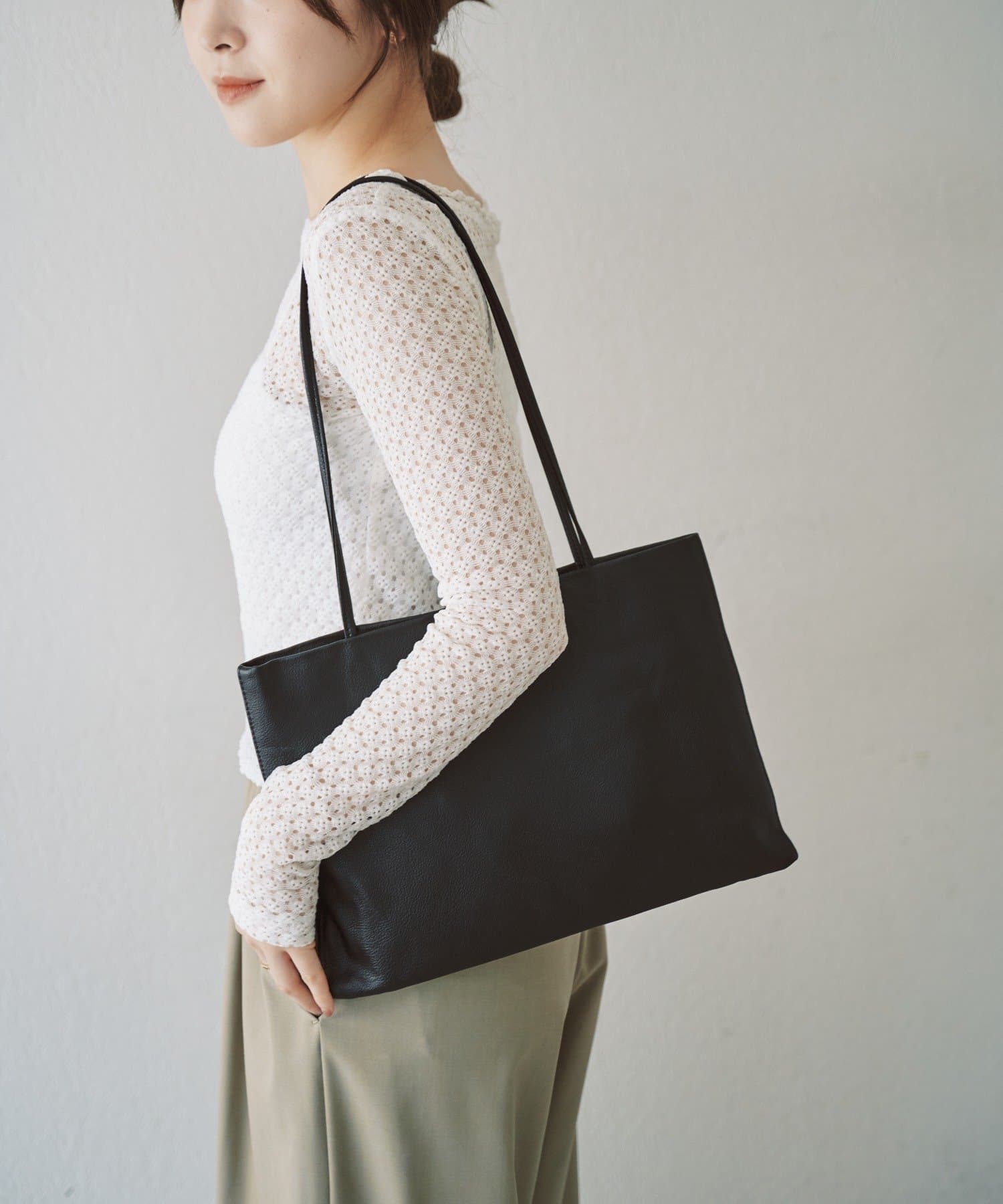 SHENERY(シーナリー) レザープレーンBAG