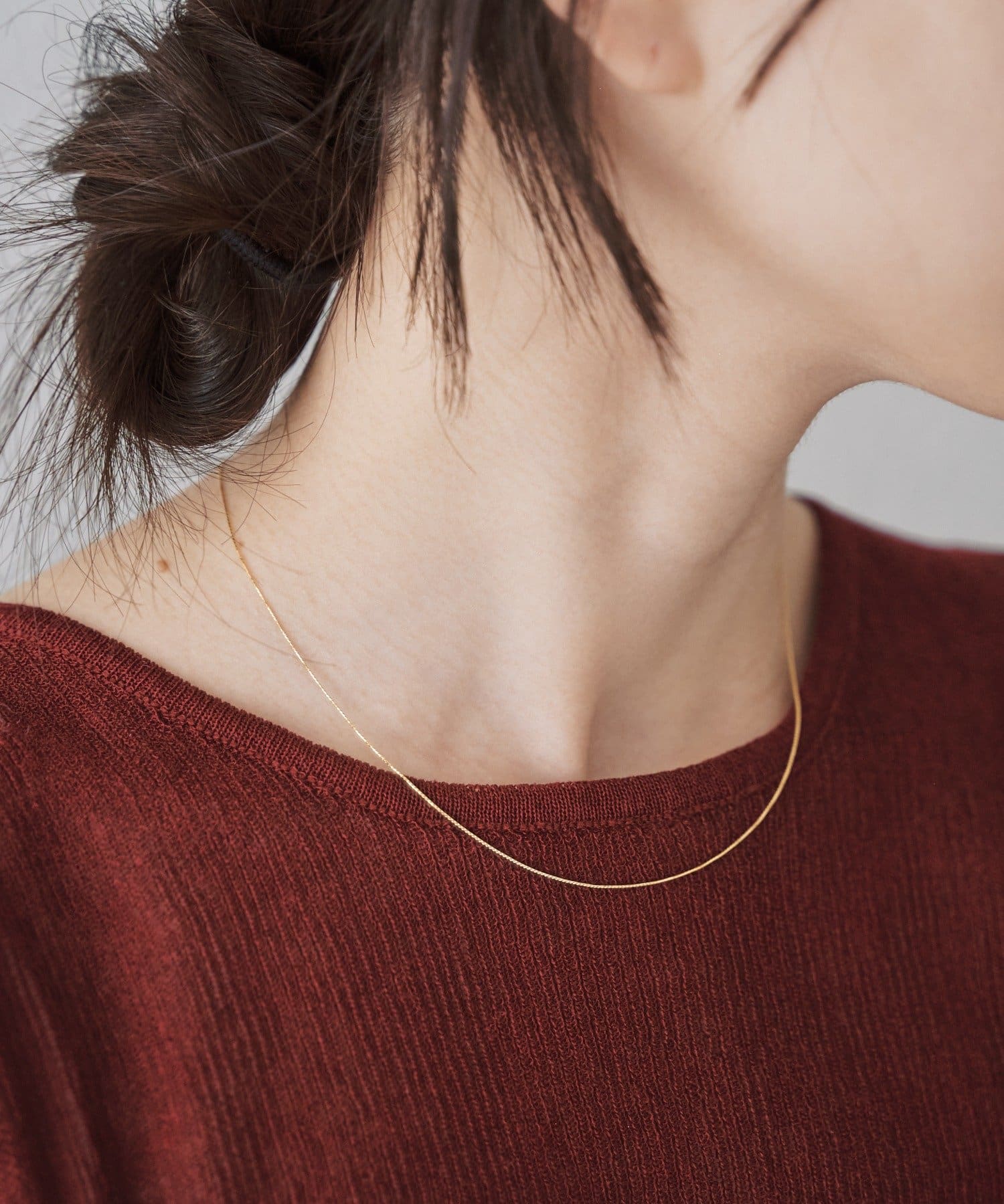 SHENERY(シーナリー) スキニーチェーンネックレス<Silver925>