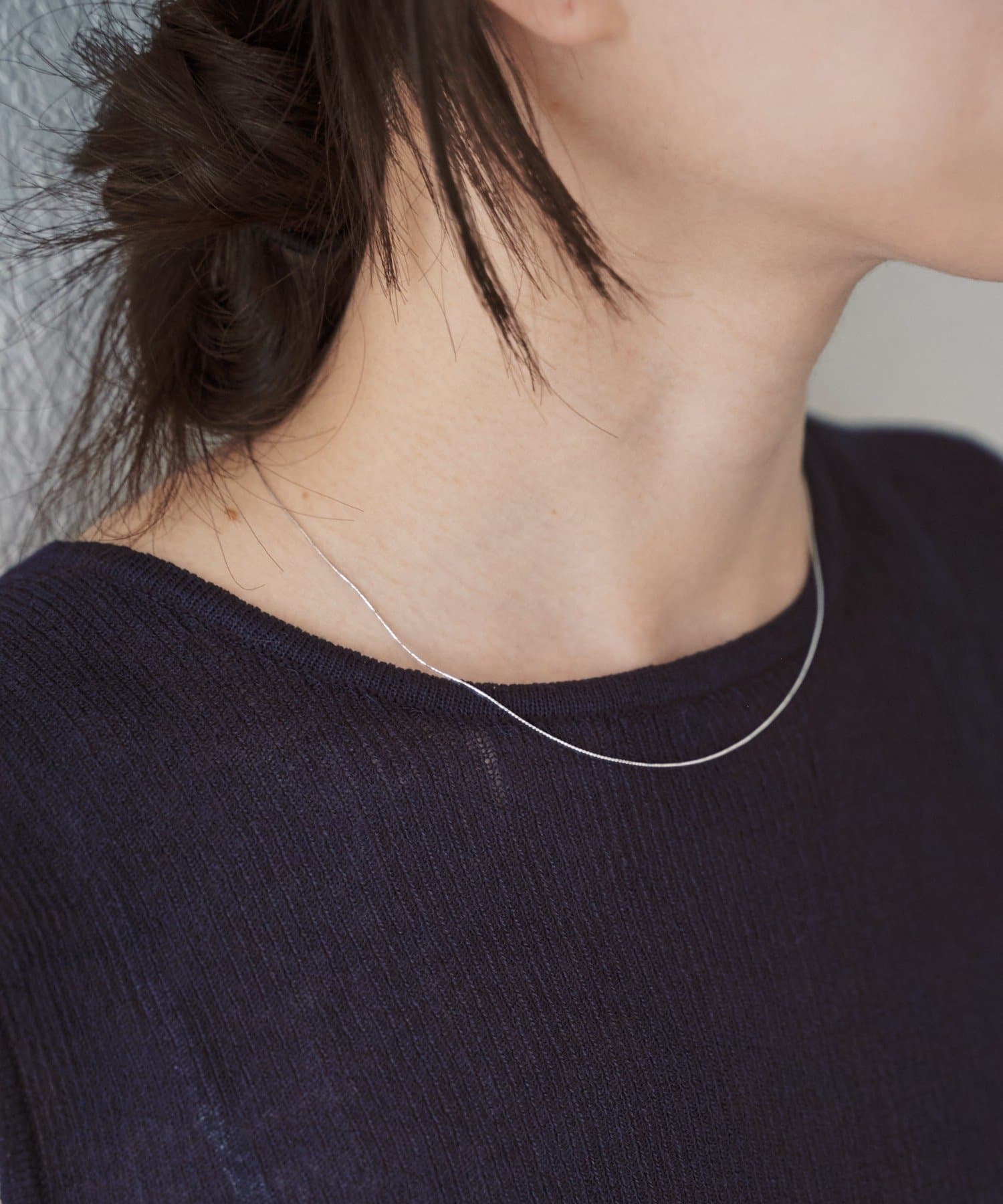 SHENERY(シーナリー) スキニーチェーンネックレス<Silver925>