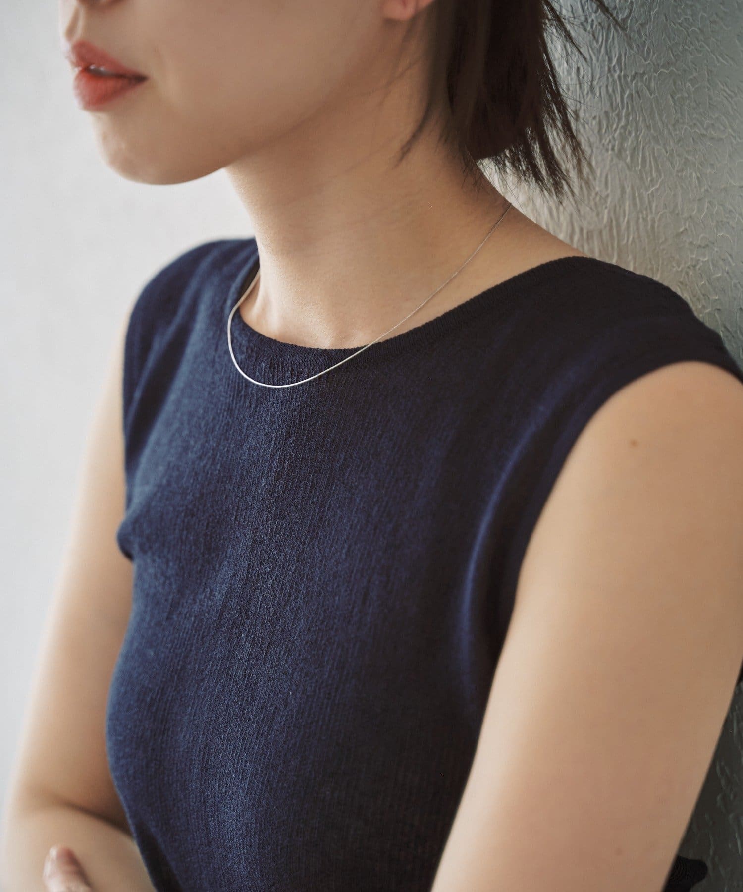 SHENERY(シーナリー) スキニーチェーンネックレス<Silver925>