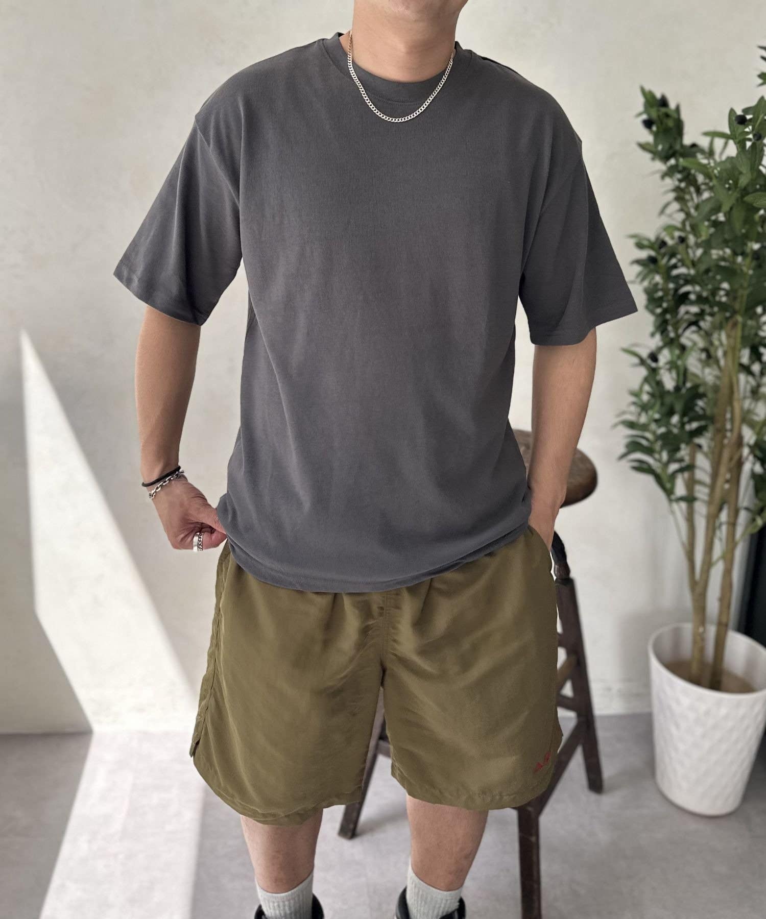 LOCUST(ローカスト) 【ユニセックス】 ドロスト機能Ｔ