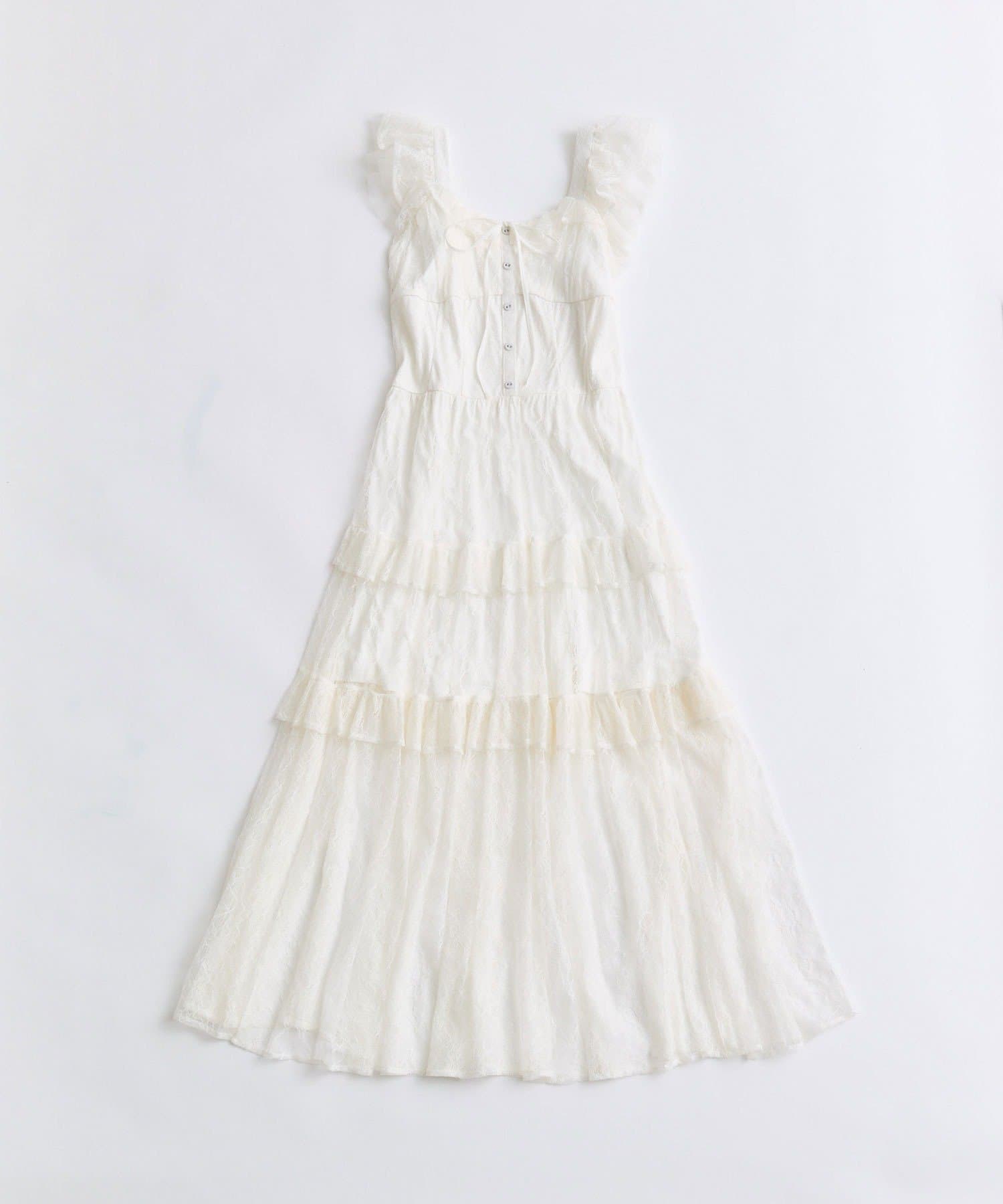 OLIVE des OLIVE(オリーブ デ オリーブ) シアーロングワンピース