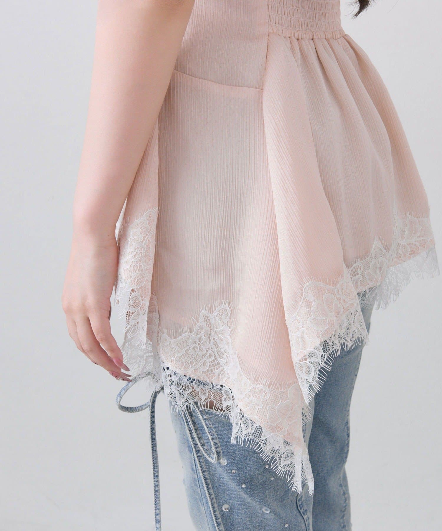 OLIVE des OLIVE(オリーブ デ オリーブ) アシメキャミチュニック