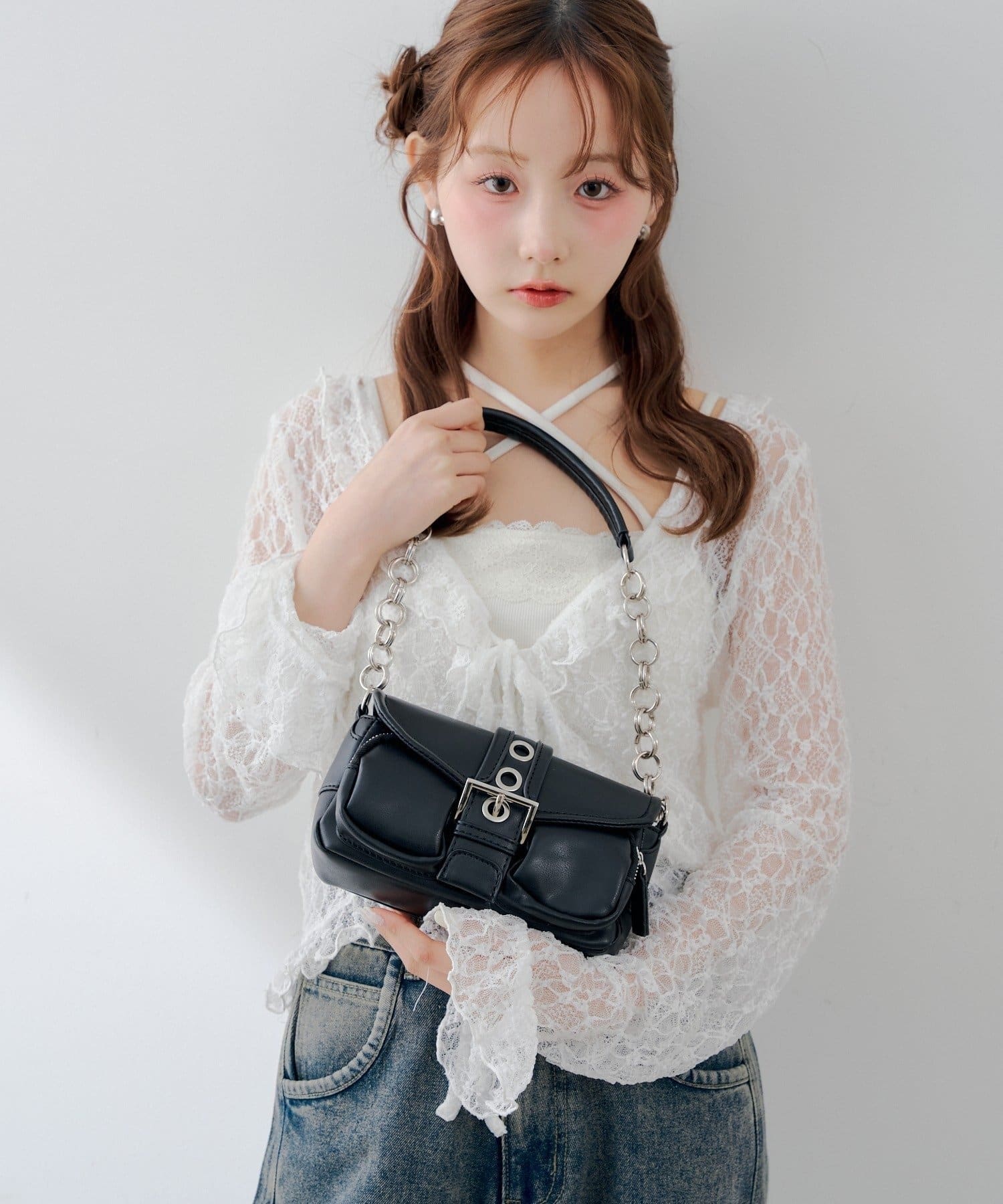 NICE CLAUP / OLIVE des OLIVE OUTLET(ナイスクラップ  / オリーブ デ オリーブ アウトレット) 【continuer】チェーンバッグ