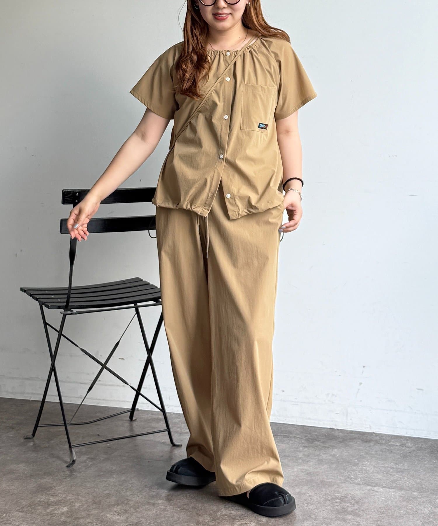 CPCM(シーピーシーエム) ストレッチナイロンパッカブルセットアップ