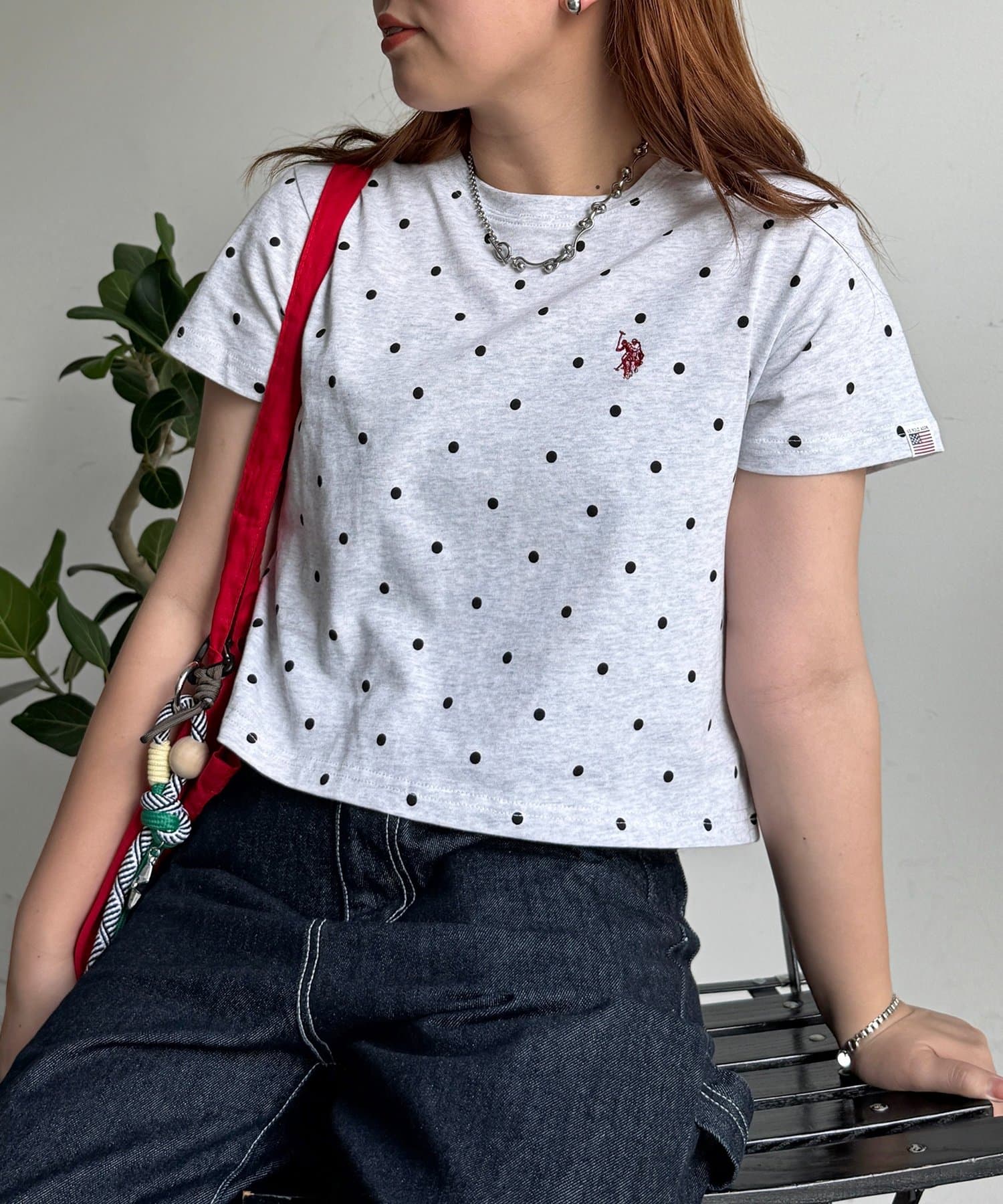 CPCM(シーピーシーエム) 【U.S. POLO ASSN.】アソートクロップドT