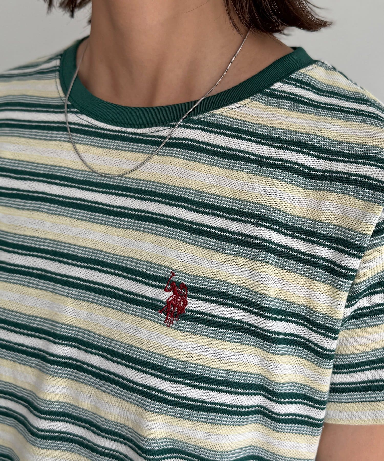 CPCM(シーピーシーエム) 【U.S. POLO ASSN.】アソートクロップドT