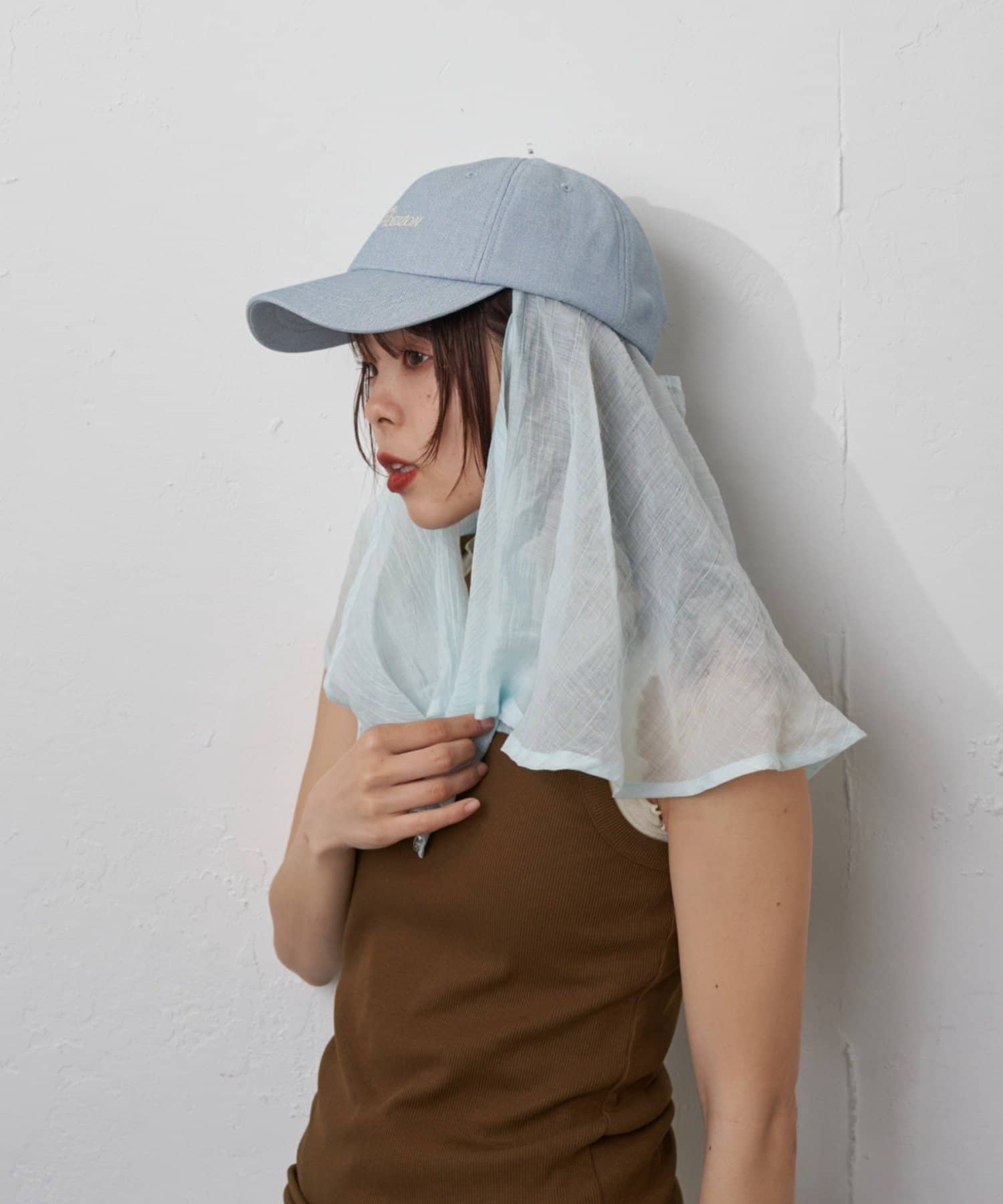 CIAOPANIC TYPY(チャオパニックティピー) :【日焼け防止！】シアーシェード付きロゴキャップ