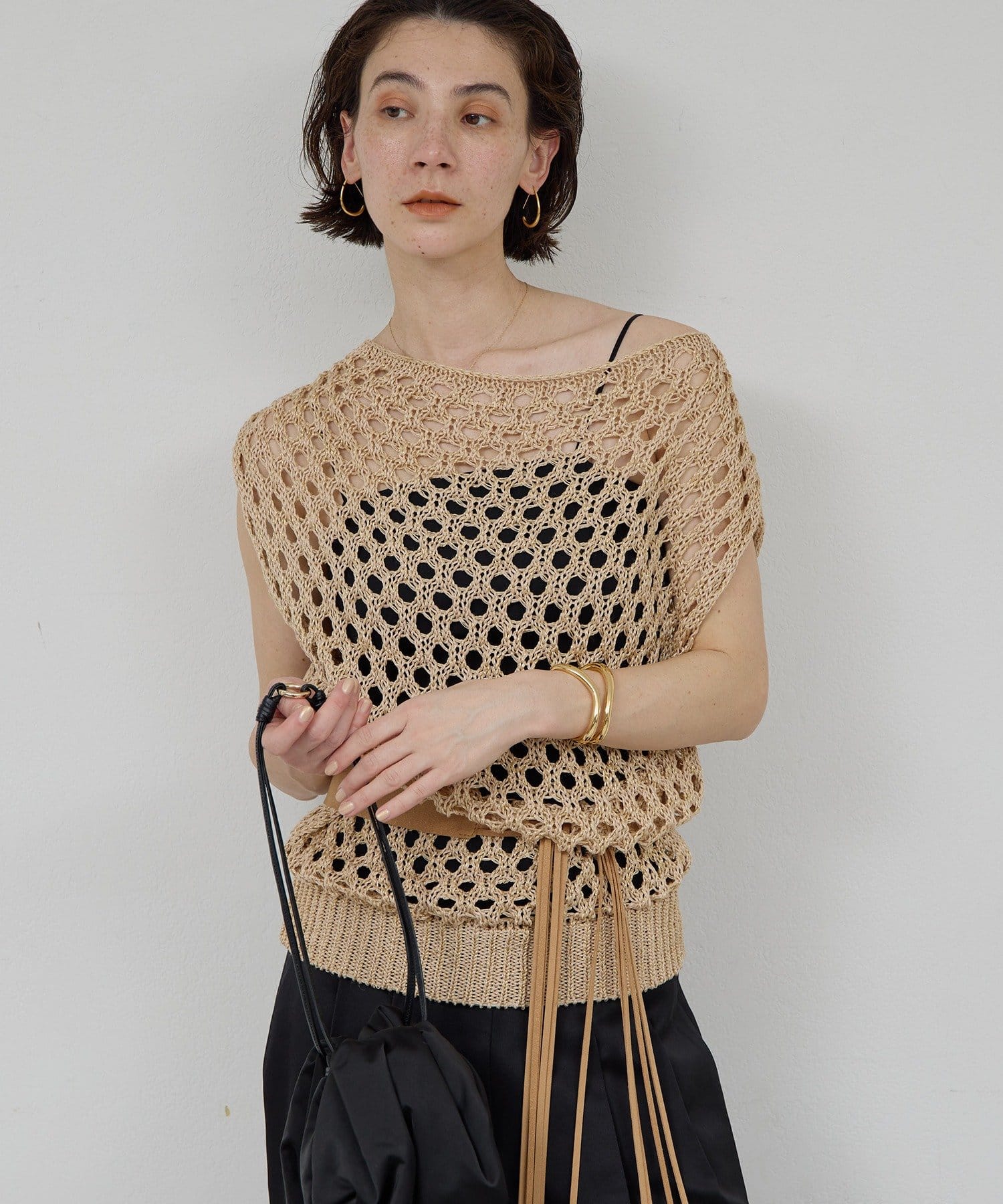 GALLARDAGALANTE(ガリャルダガランテ) ネットノースリニット