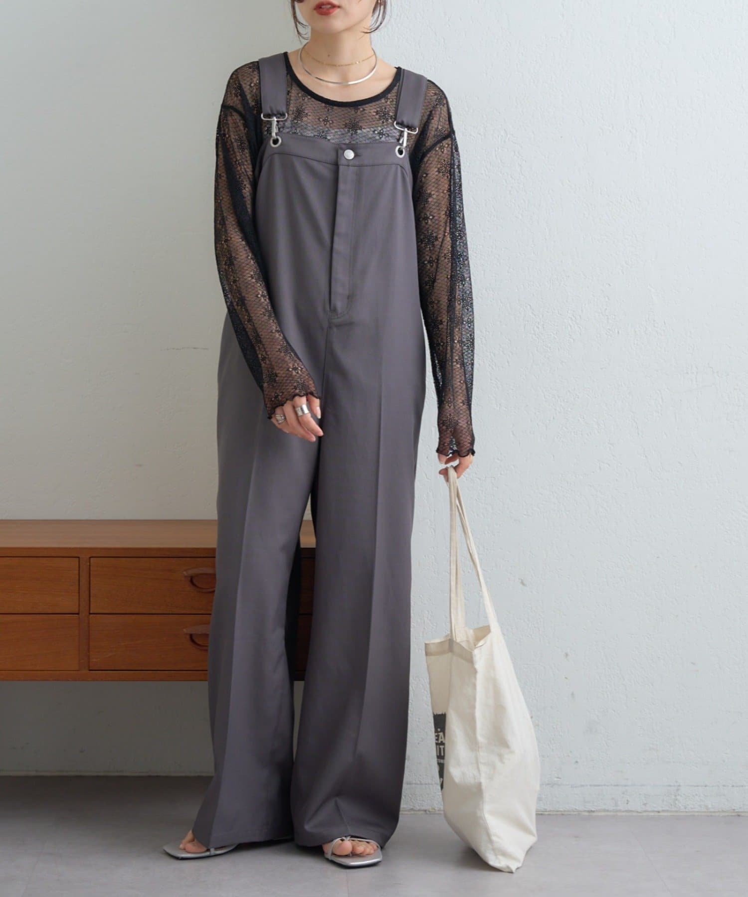 CIAOPANIC TYPY(チャオパニックティピー) レースクルーネックTee