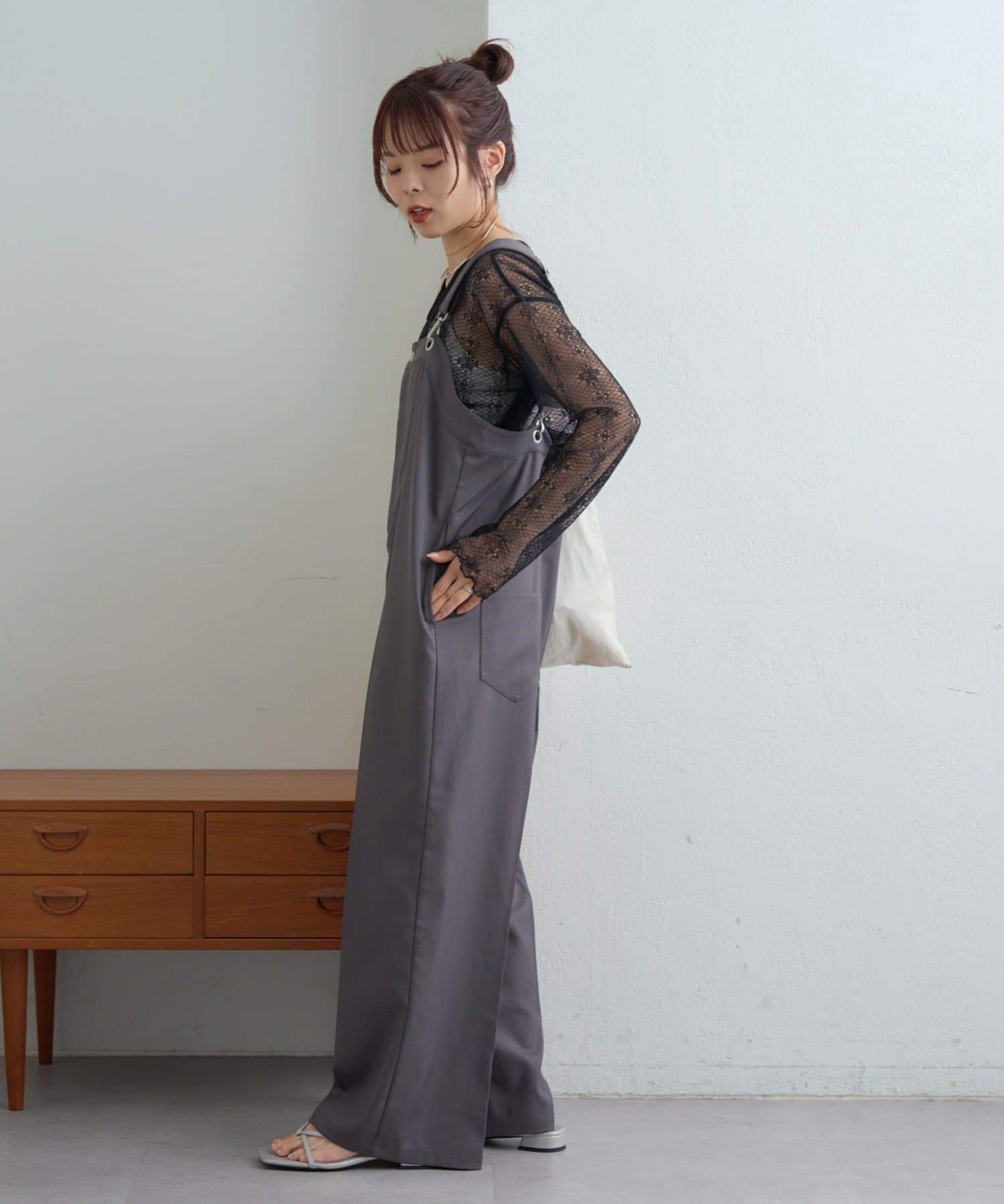 CIAOPANIC TYPY(チャオパニックティピー) レースクルーネックTee