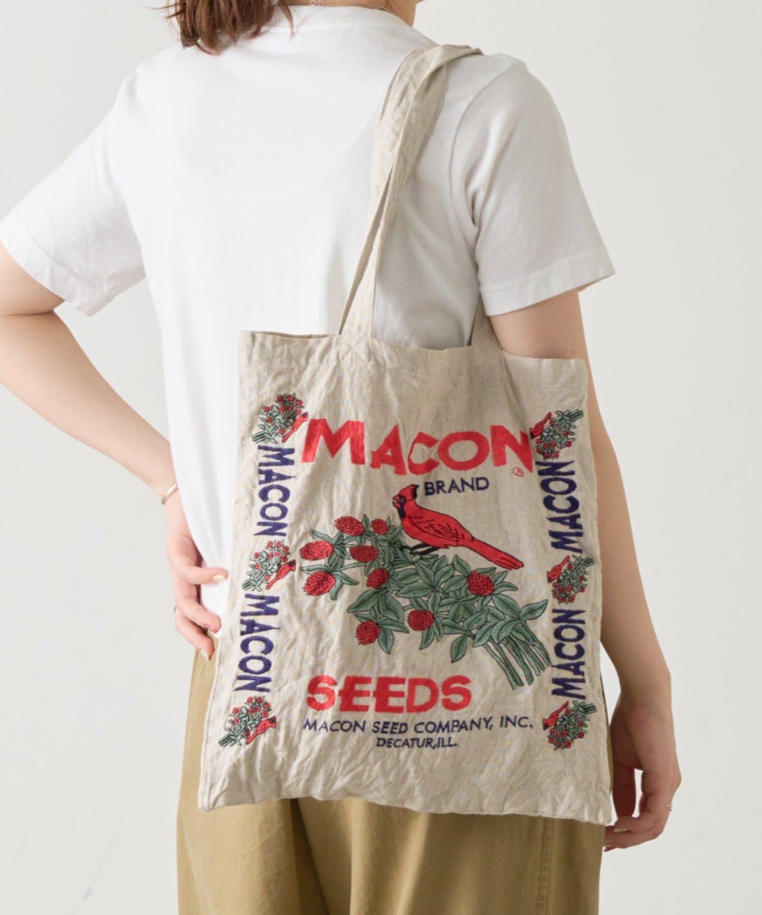 BEARDSLEY(ビアズリー) 《4/21(火)12:00予約開始》リネンシードバッグ《FRIPIER》