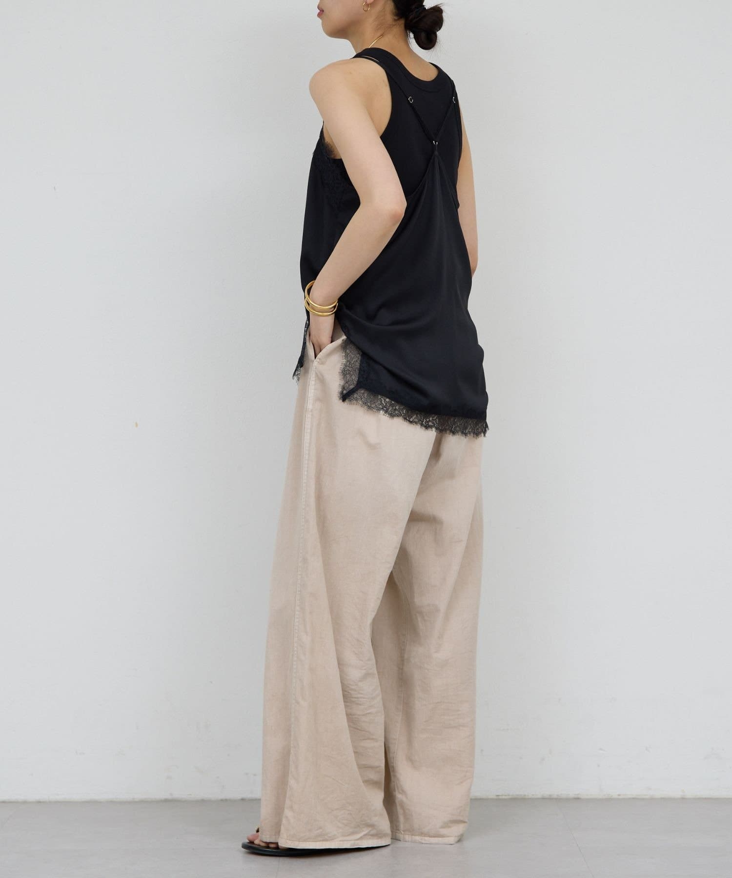 GALLARDAGALANTE(ガリャルダガランテ) スクエアレースキャミ