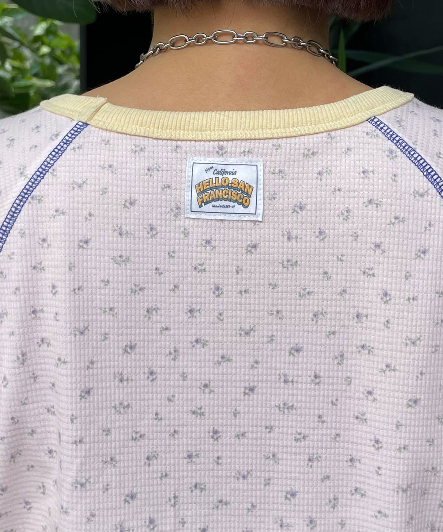 CIAOPANIC(チャオパニック) 【HELLO.SANFRANCISCO/ハローサンフランシスコ】ワッフルプリントTEE