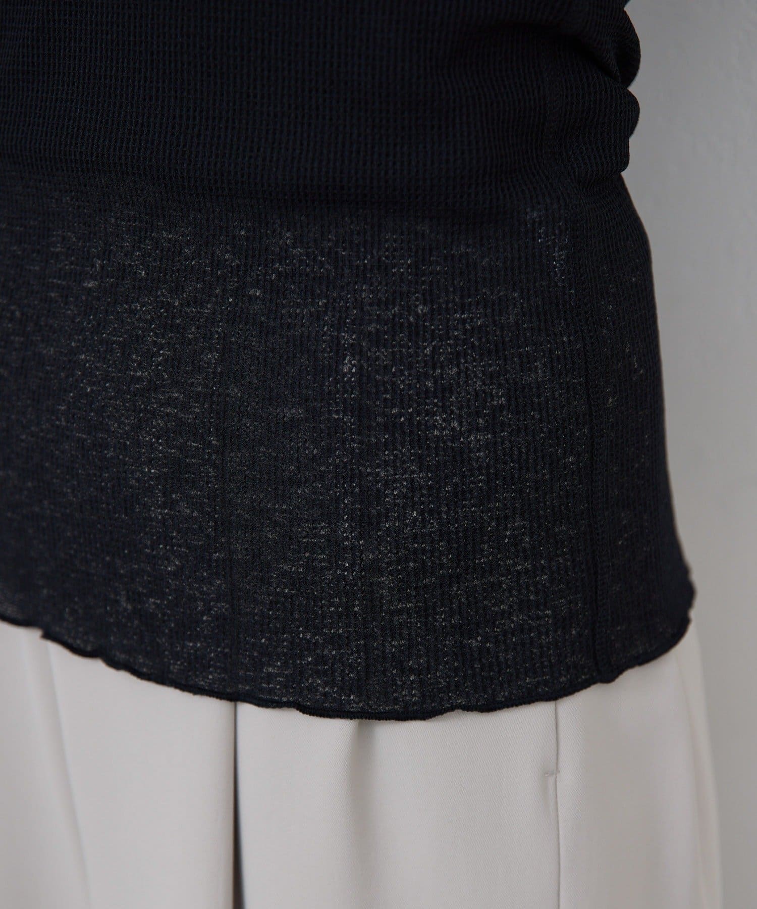 GALLARDAGALANTE(ガリャルダガランテ) 【La nature linge】シアーワッフルTee