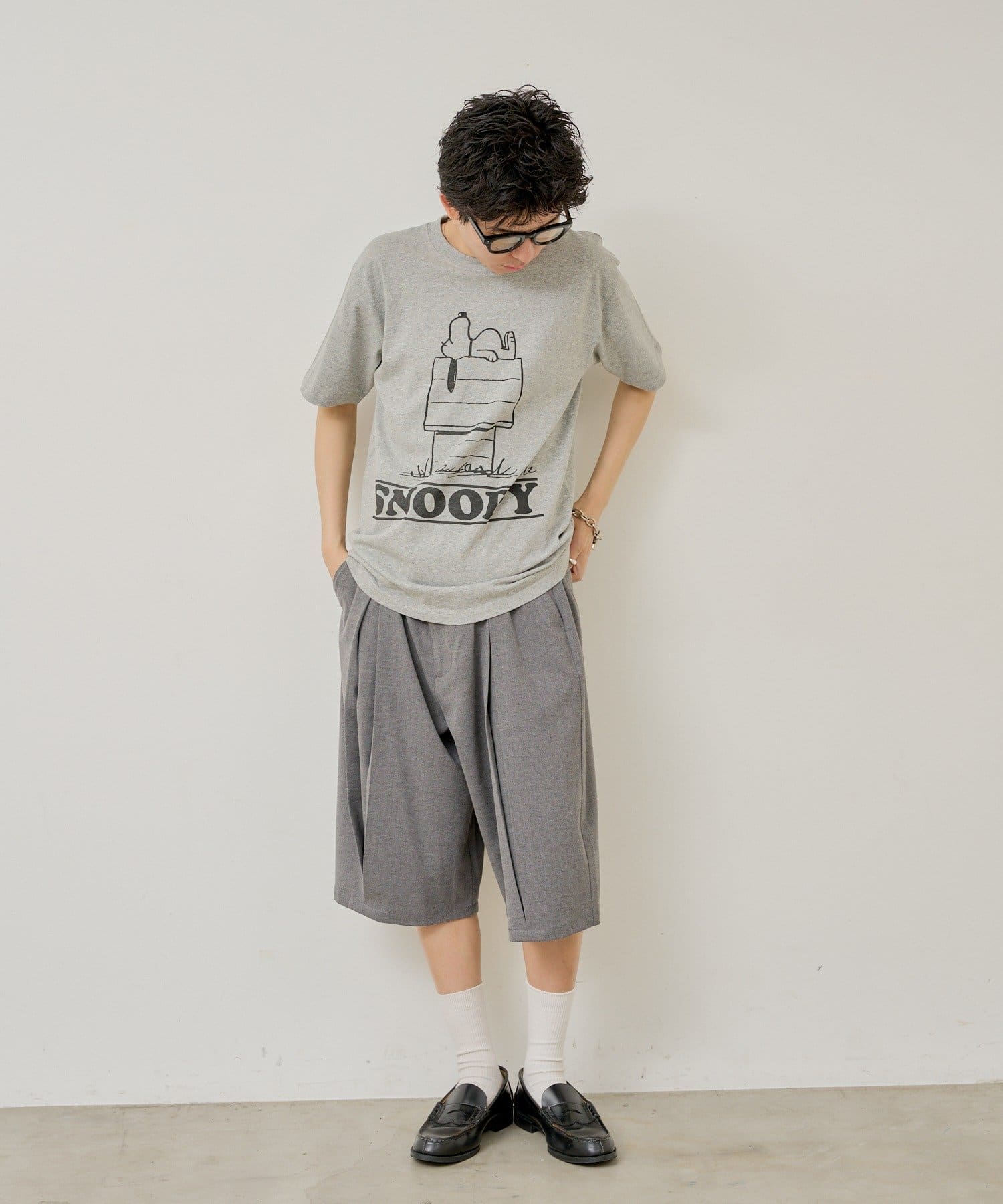 Kastane(カスタネ) 【WHIMSIC/2サイズ展開】PEANUTS PRINT T-SHIRT