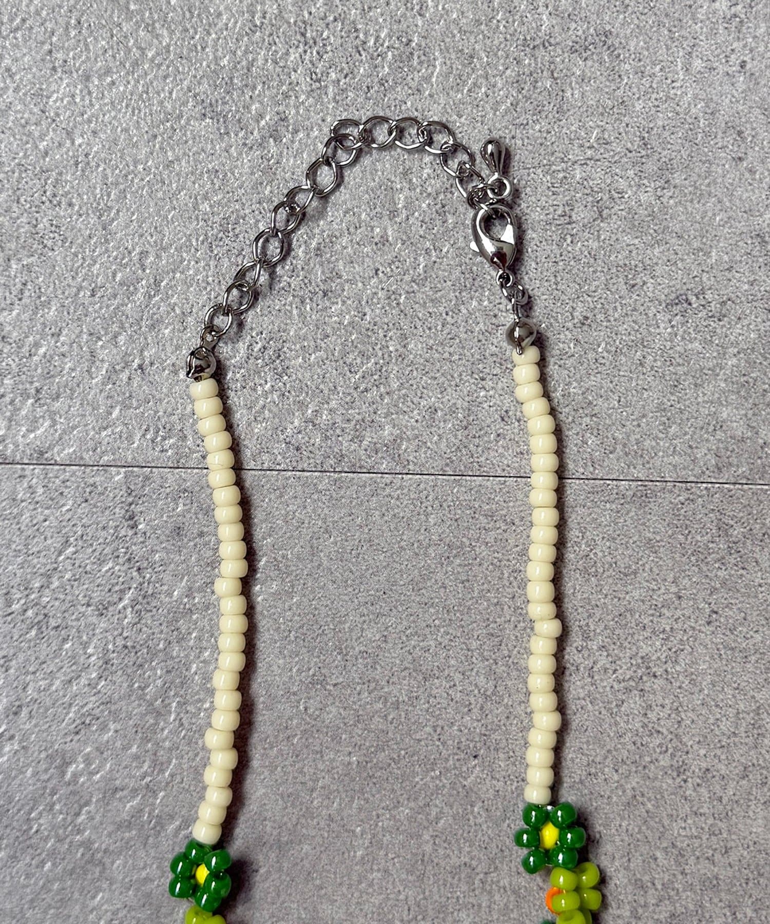 CPCM(シーピーシーエム) フラワービーズネックレス