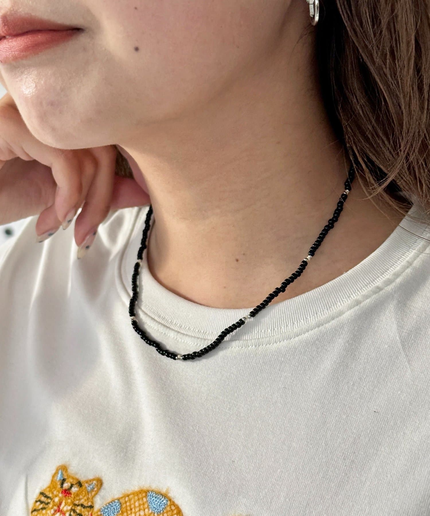 CPCM(シーピーシーエム) カラービーズネックレス