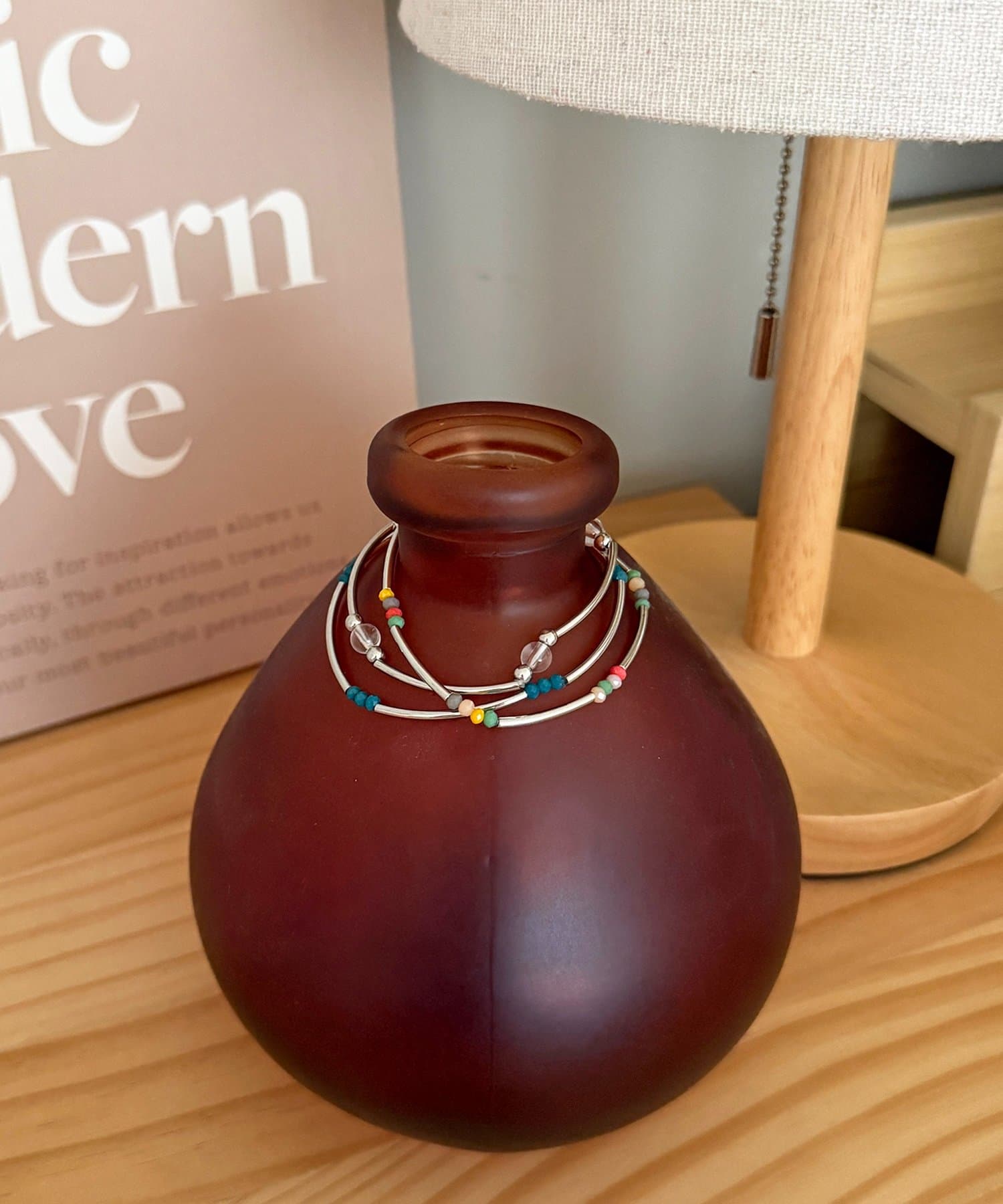 CPCM(シーピーシーエム) ストレッチビーズブレスレット