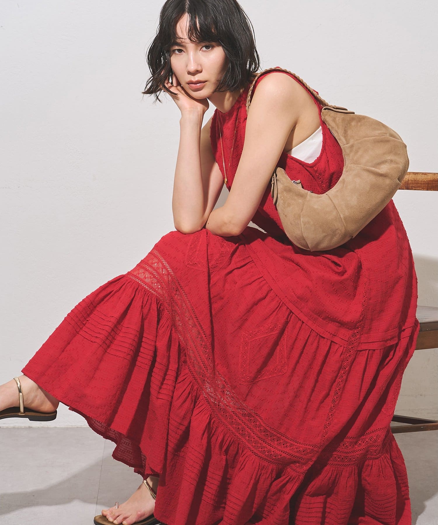 Whim Gazette(ウィム ガゼット) レースワンピース