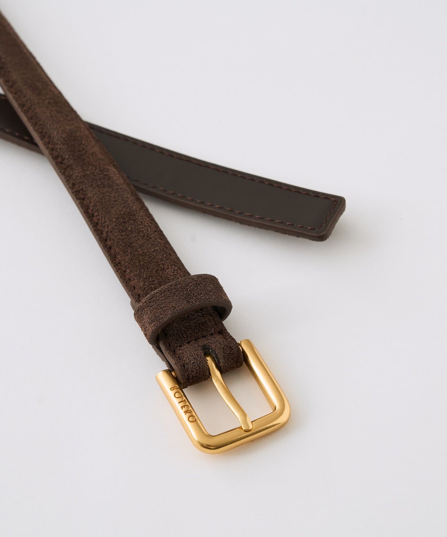 Whim Gazette(ウィム ガゼット) 【BOTERO】LAID Belt Suede