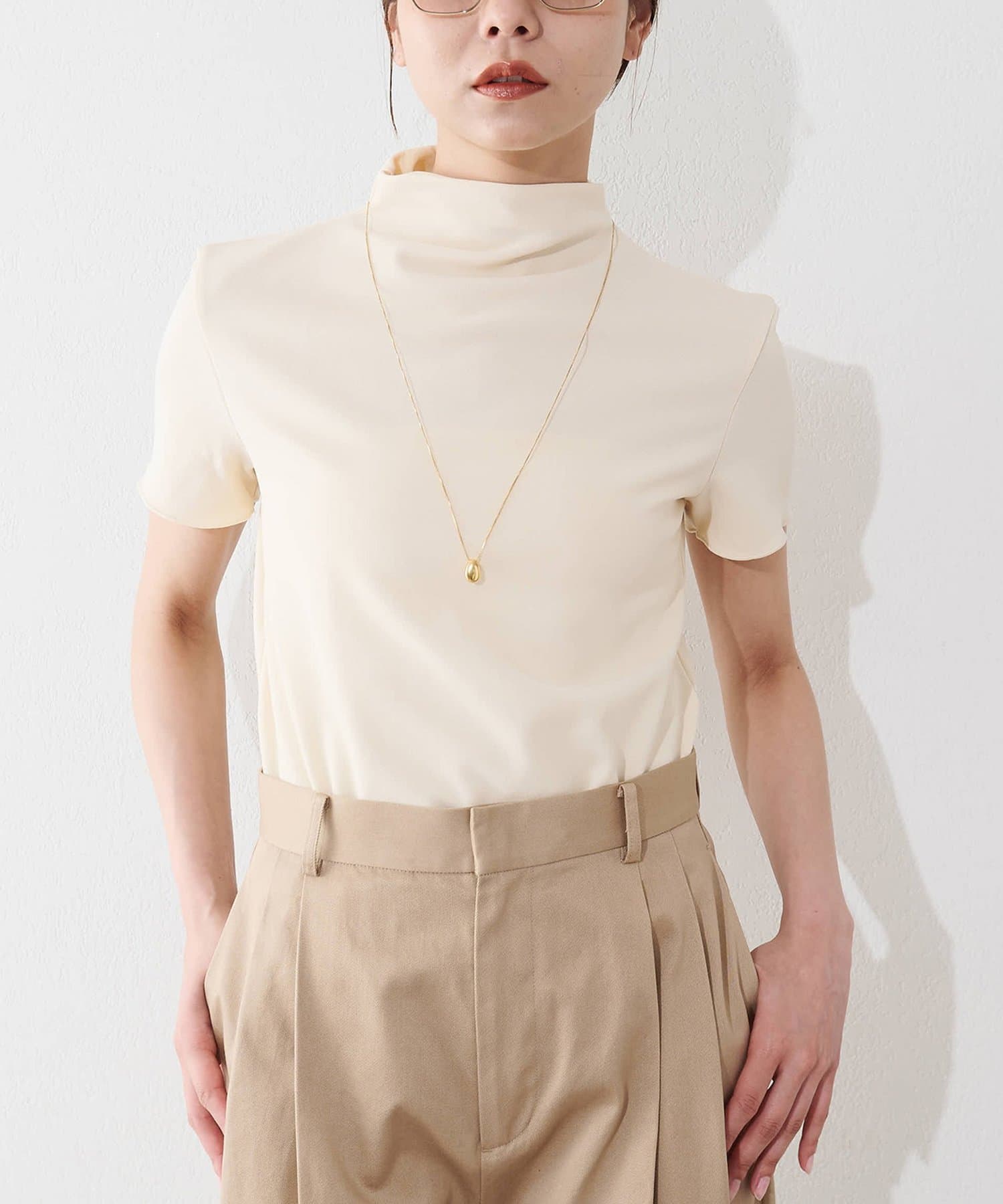 Whim Gazette(ウィム ガゼット) 【THE BAAT】short sleeve blouse